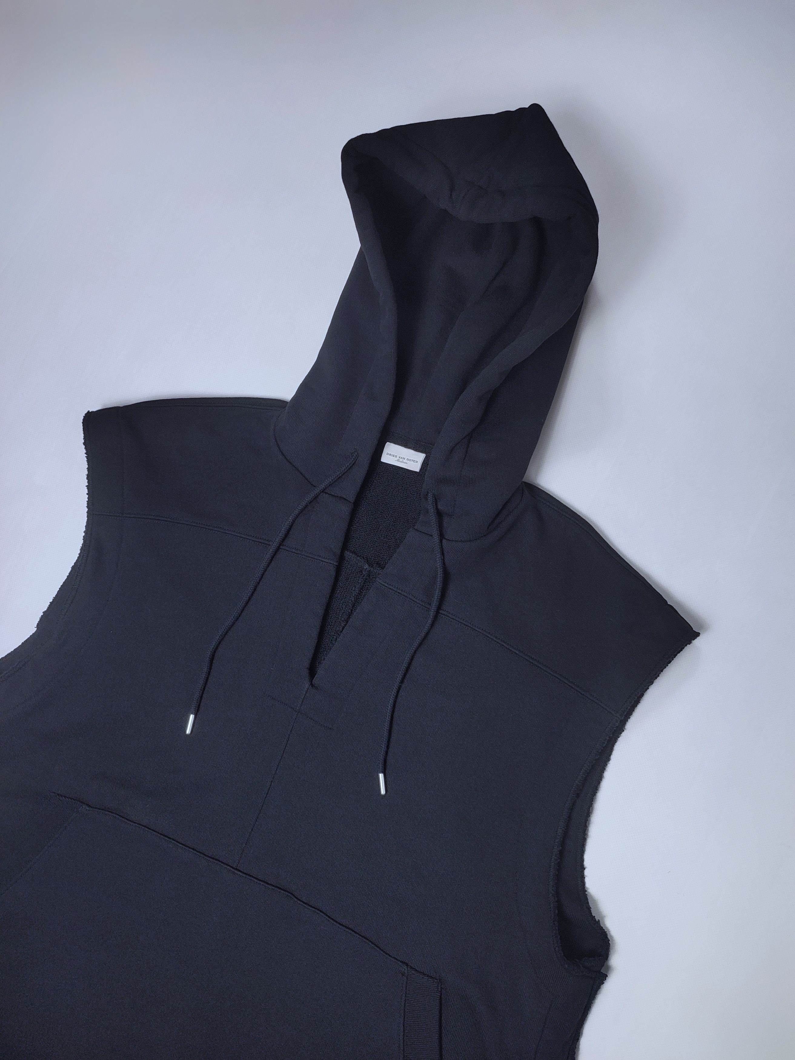 Dries Van Noten Oversized sleeveless hoodie Rick Owens Vetements Vuja De Size US M / EU 48-50 / 2 - 13 Thumbnail