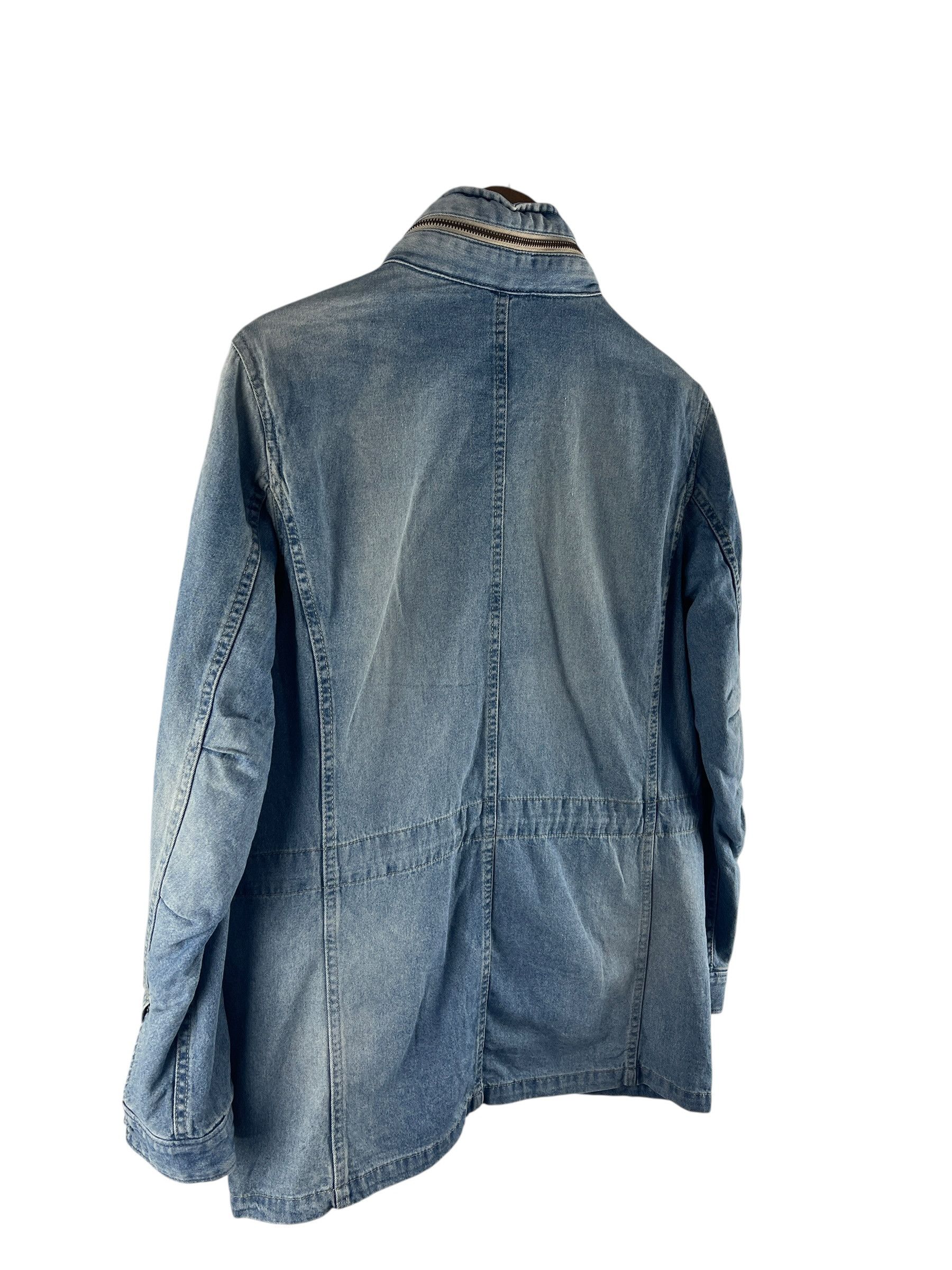 Avirex Vintage Avirex PX Hooded Denim Field Jacket Military Style Size US L / EU 52-54 / 3 - 6 Thumbnail