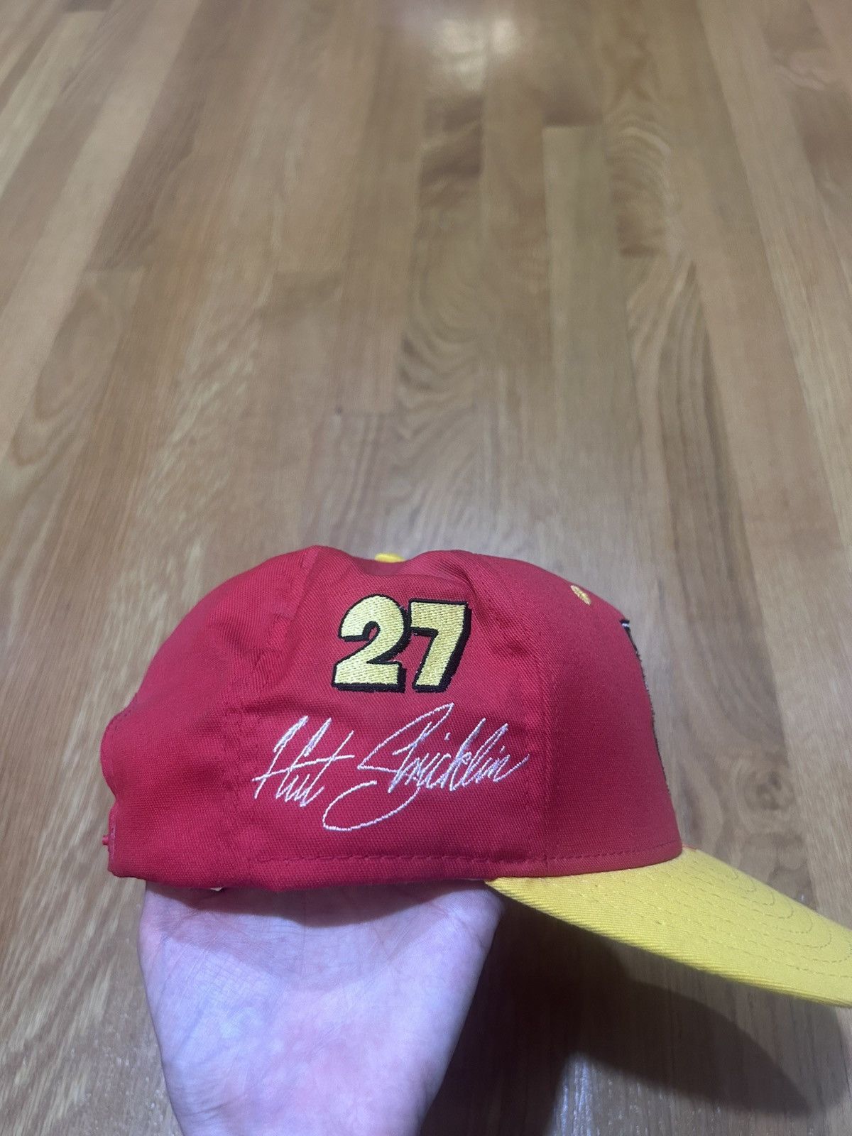 NASCAR NASCAR vintage y2k McDonalds racing team SnapBack hat #27 Size ONE SIZE - 3 Thumbnail