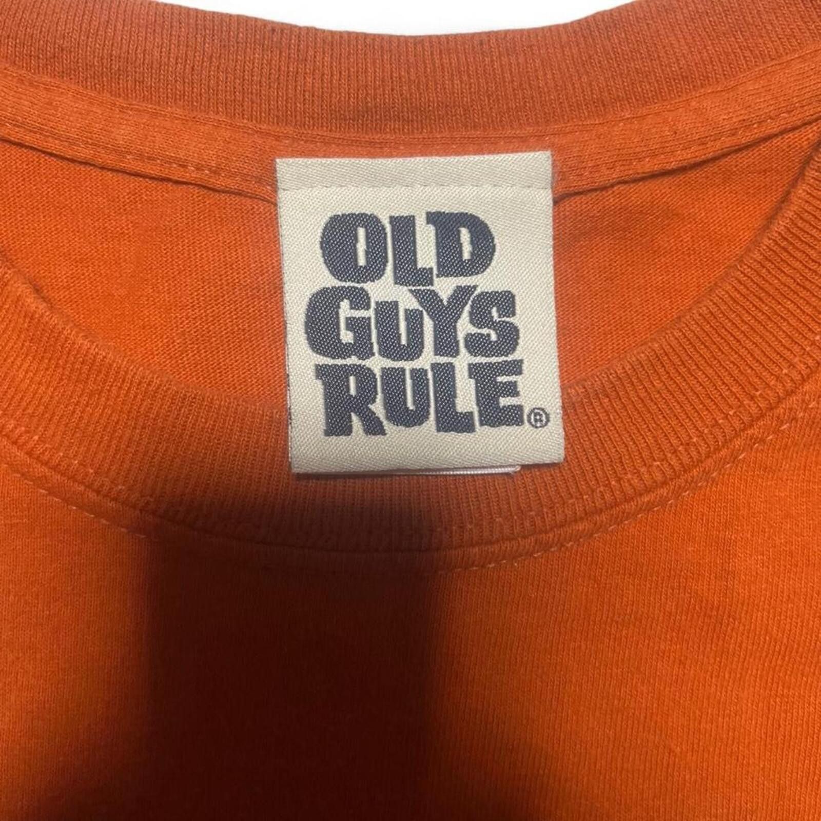 Other Old Cranky Guys Rule Bicycle Graphic T-Shirt Orange Size XXL Size US XXL / EU 58 / 5 - 6 Thumbnail