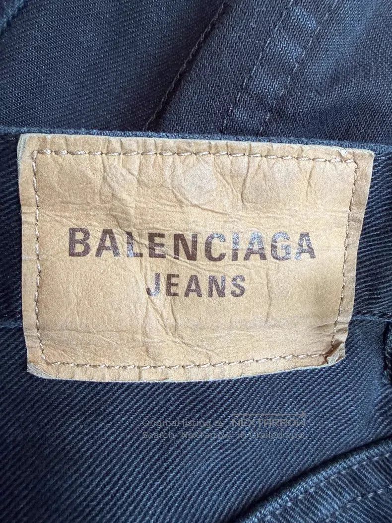 Balenciaga Balenciaga size S Washed Cargo Distressed Wide Leg Logger Size US 27 - 6 Thumbnail