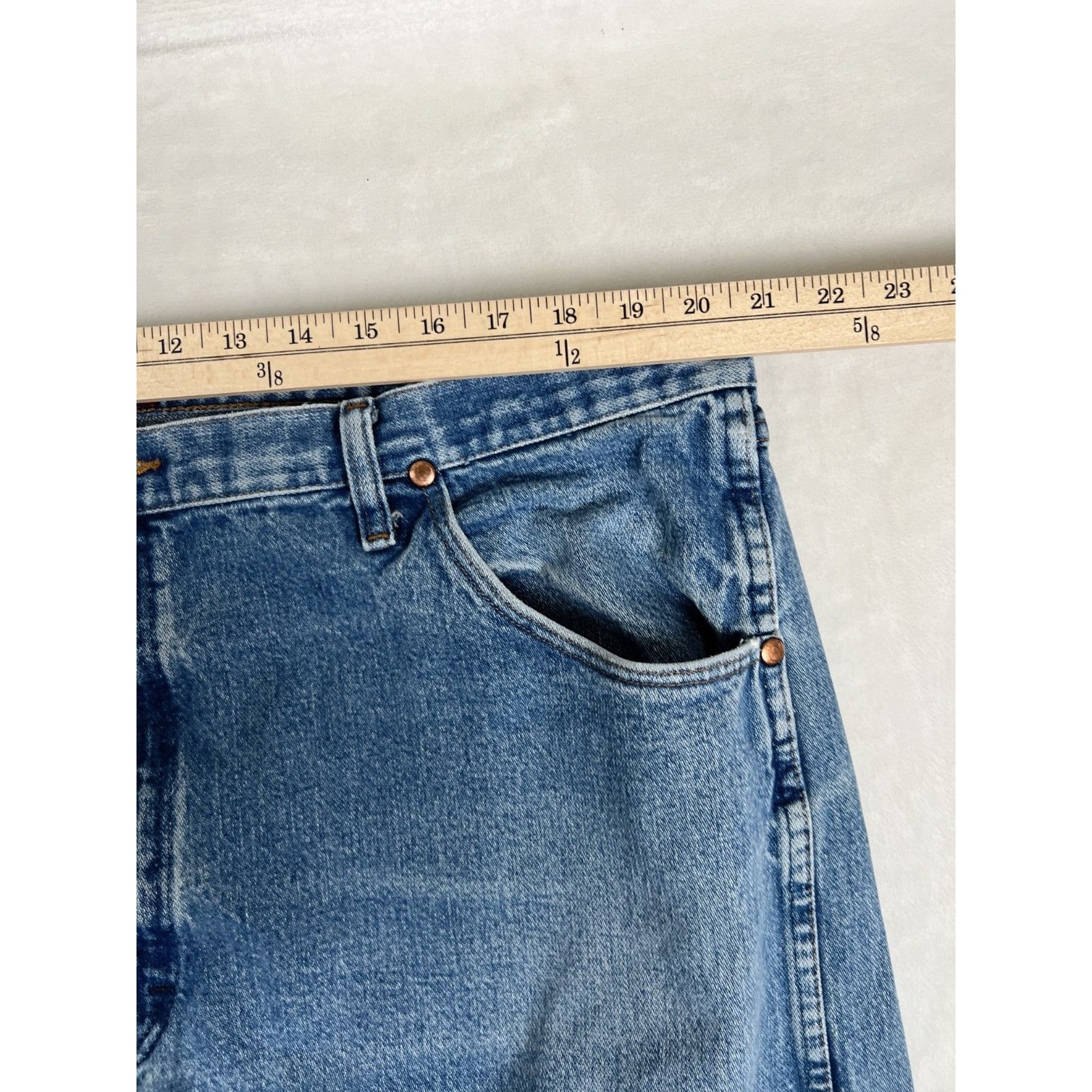 Wrangler Vintage Wrangler 31MWZ Relaxed Fit Cowboy Blue Denim Jeans S Size US 42 / EU 58 - 4 Thumbnail