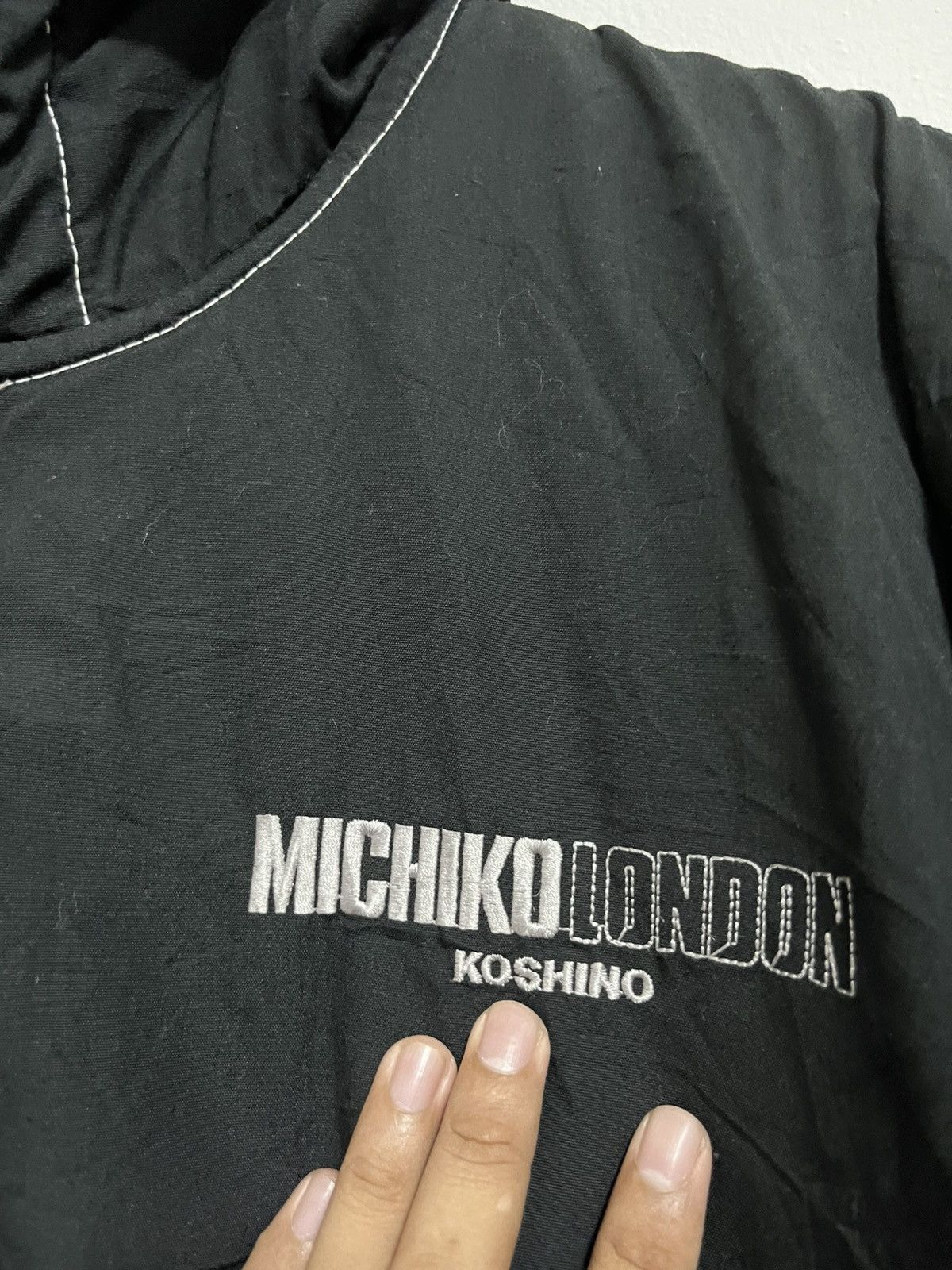 Michiko Koshino London 💥💥CRAZY BIG LOGO Michiko London Long HEAVY Jackets Size US L / EU 52-54 / 3 - 11 Thumbnail