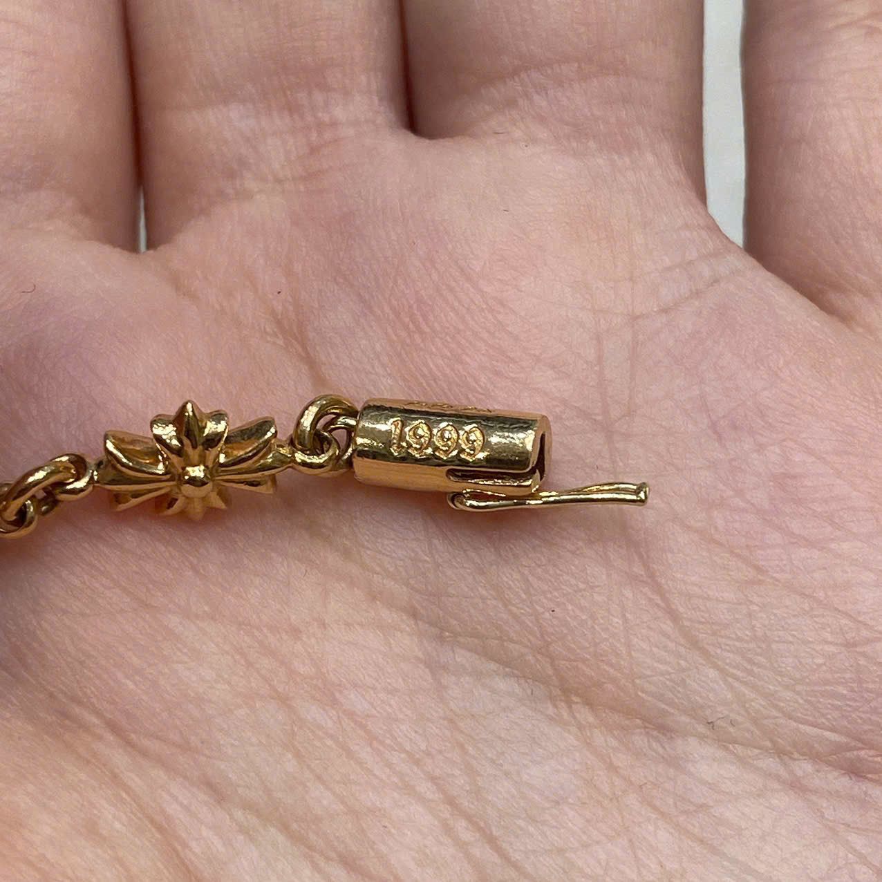 Chrome Hearts CHROME HEARTS Tiny E 22K Gold Bracelets Size ONE SIZE - 9 Thumbnail