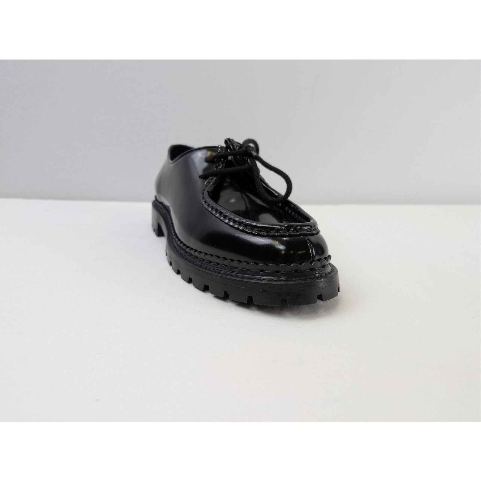 Saint Laurent Paris o1rshd1 Q:2 / Malo 20 Derby Shoe Boots in Black Size US 12 / EU 45 - 2 Thumbnail