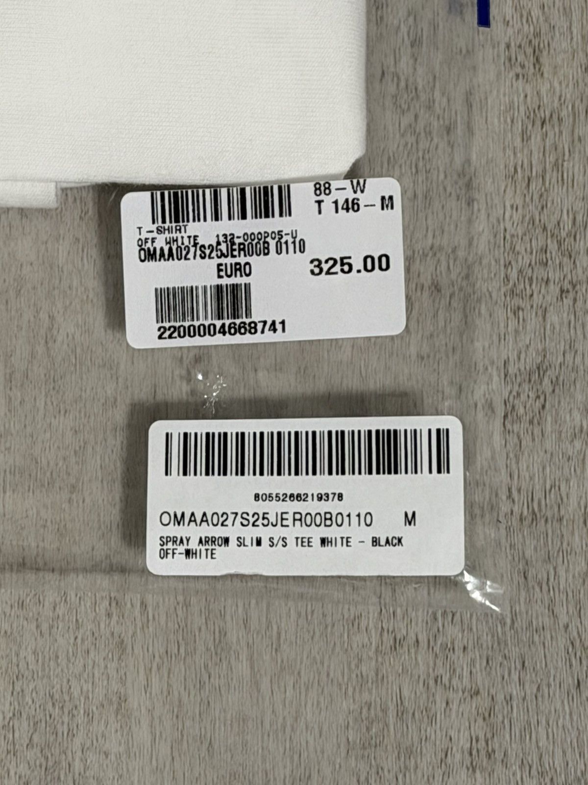 Off-White Off-White Spray Arrow T-shirt (M) Size US M / EU 48-50 / 2 - 11 Thumbnail