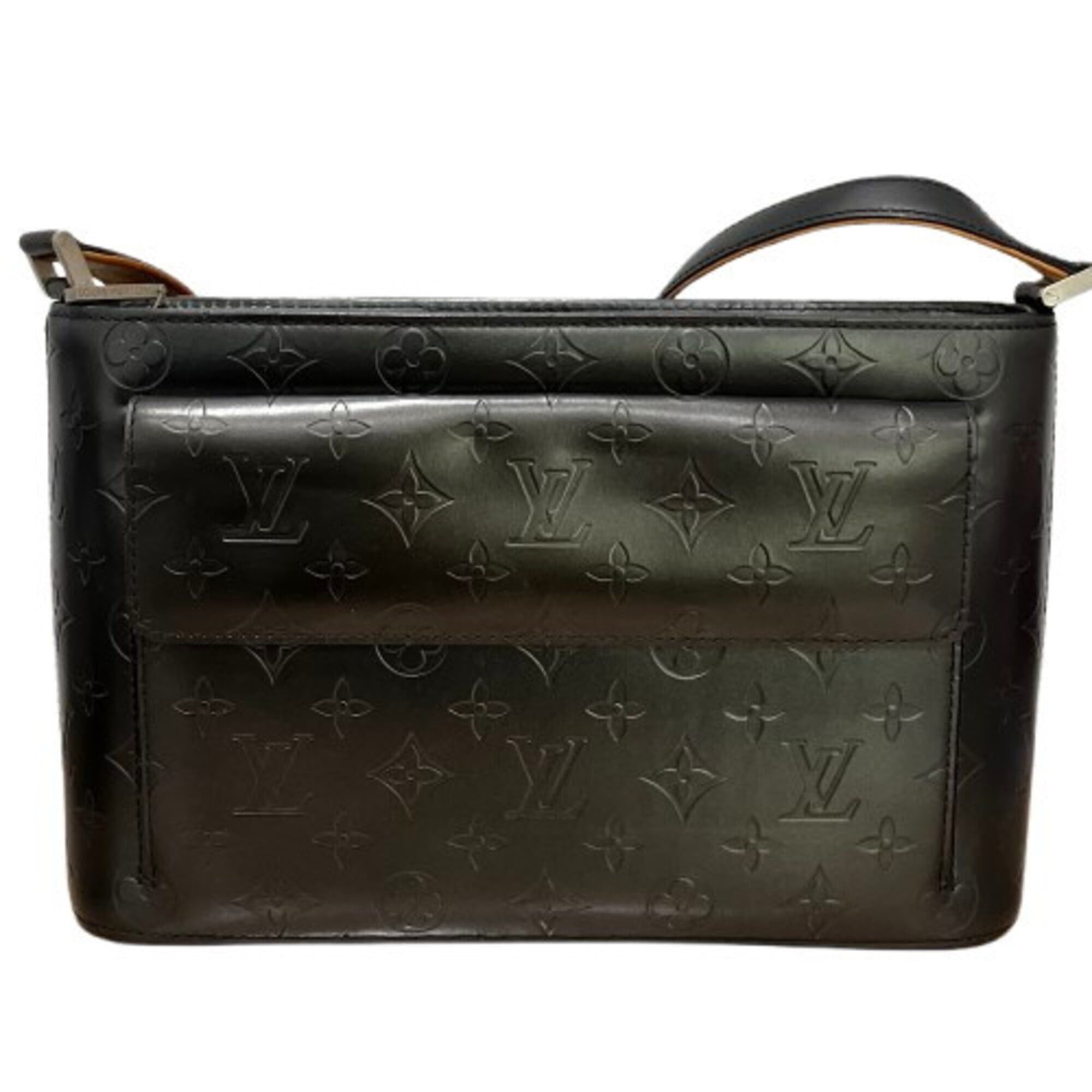 Louis Vuitton Louis Vuitton Monogram Mat Alston M55122 Black Shoulder Bag Size ONE SIZE - 1 Thumbnail