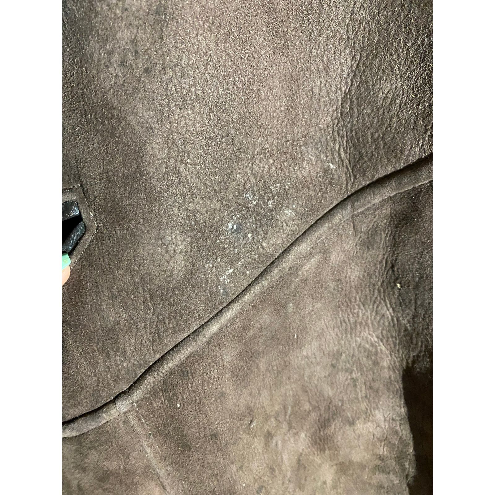 Other French Creek Sheep & Wool 100% Leather/Suede/Shearling Coat Size XL / US 12-14 / IT 48-50 - 11 Thumbnail