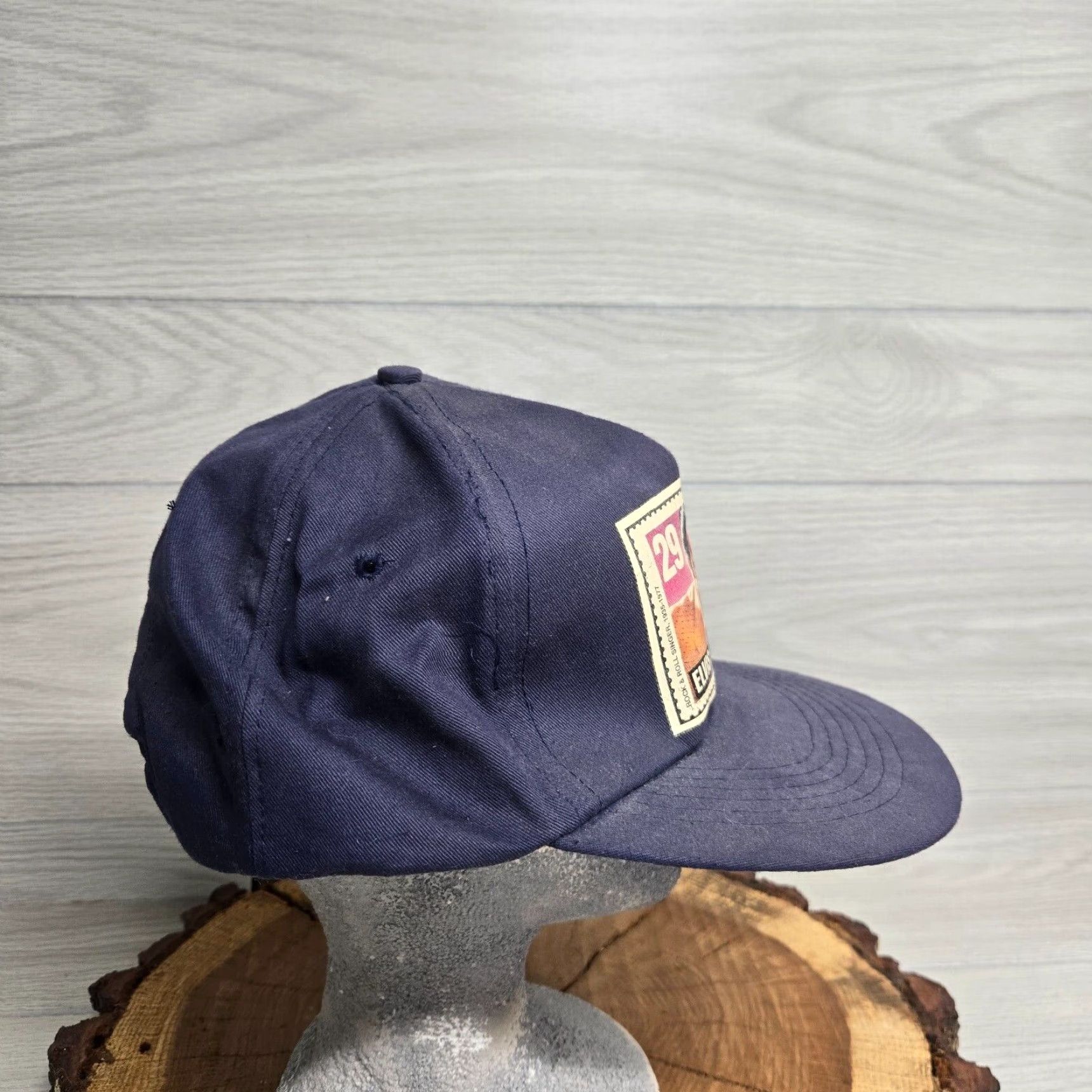 Stampd VINTAGE Elvis Presley 29 Cents Stamp Snap Back Hat Cap Men One Size Blue 90s Men's Size ONE SIZE - 2 Thumbnail