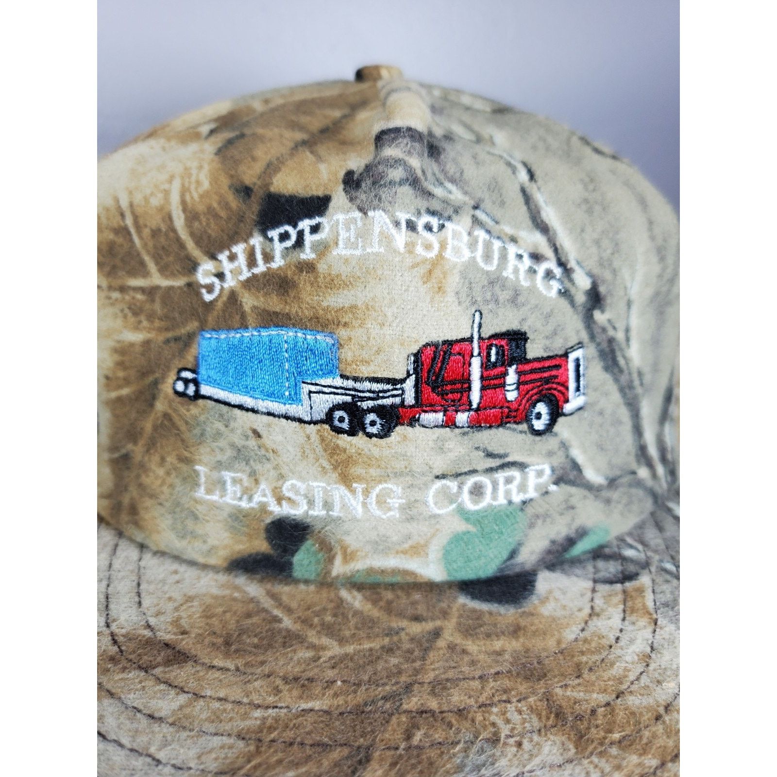Realtree × Vintage Shippensburg Leasing Corp Hat Camo Trucking Snapback Cap PA Size ONE SIZE - 5 Thumbnail