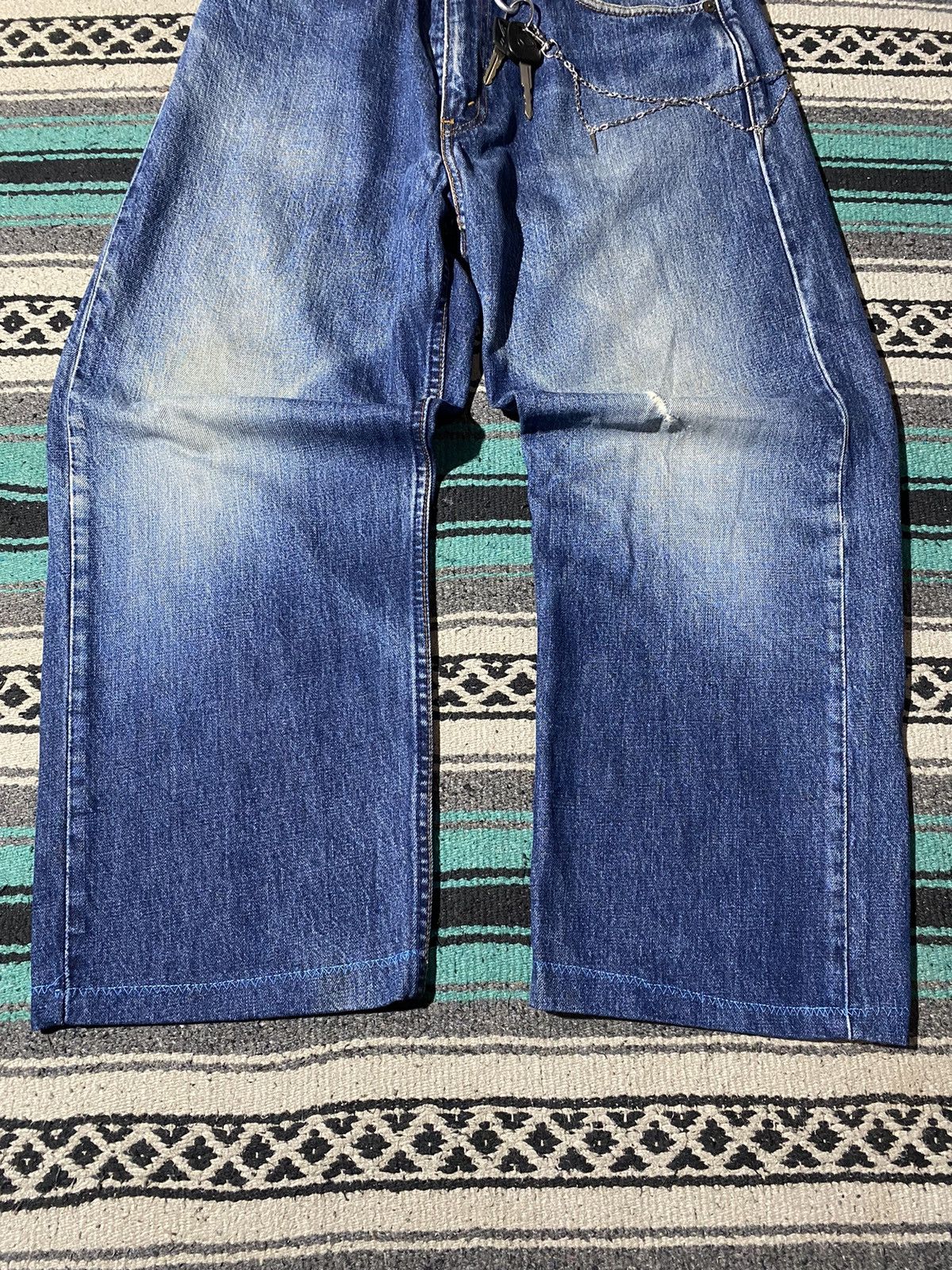 Japanese Brand × Levi's × Levi's Vintage Clothing Levis 504 Baggy Flared Denim Pants Size US 33 - 6 Thumbnail