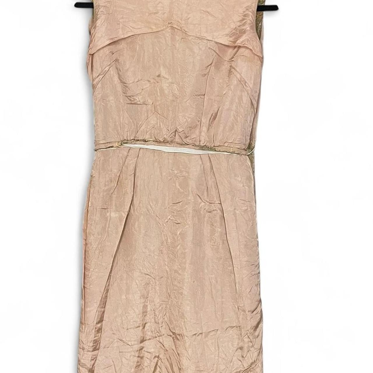 Other Reclaimed Vintage 70s Paisley Gold Midi Dress Size M / US 6-8 / IT 42-44 - 7 Thumbnail