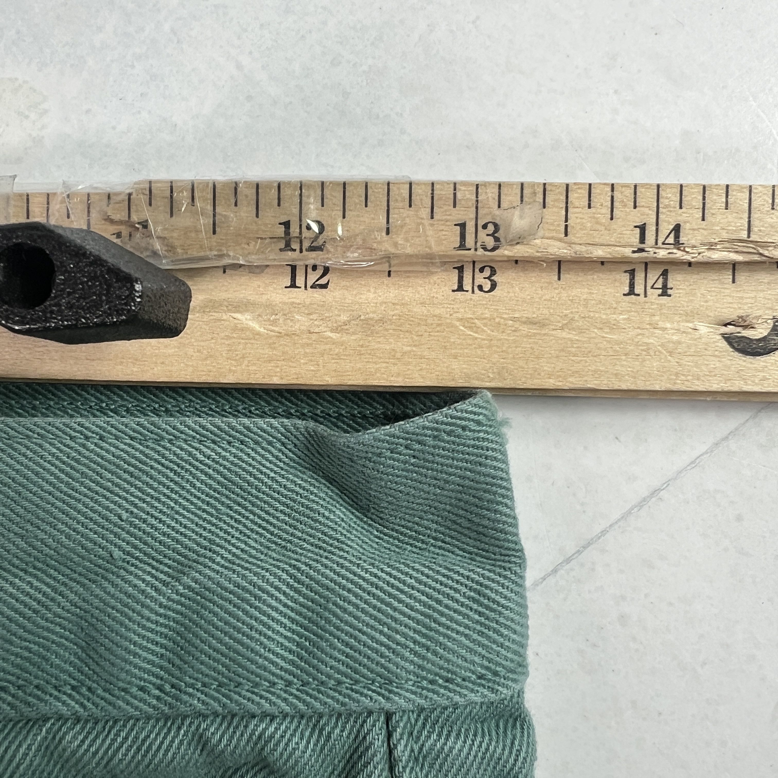 Calvin Klein VTG Calvin Klein Jean's Straight Green Faded Denim USA Made Size 26" / US 2 / IT 38 - 20 Thumbnail