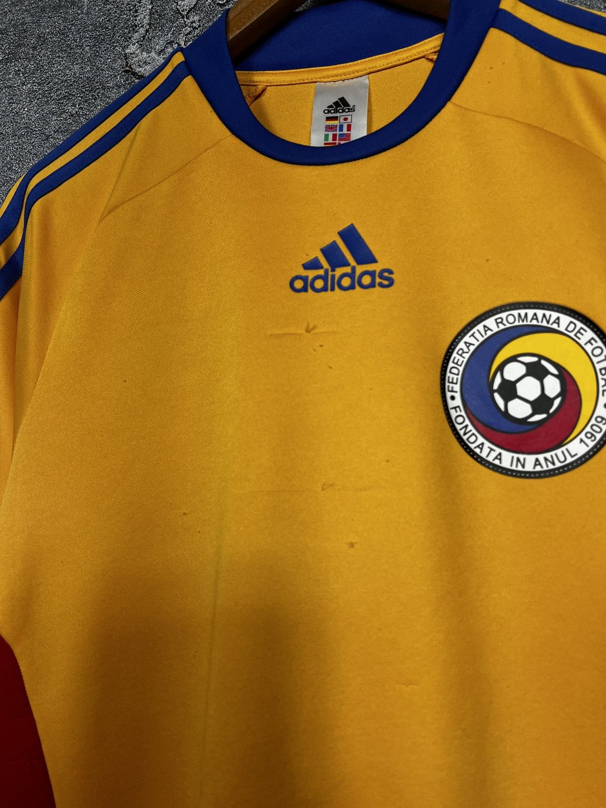 Adidas Vintage Adidas Romania 2008/10 #1 Helton Jersey T-shirt Size US S / EU 44-46 / 1 - 7 Thumbnail