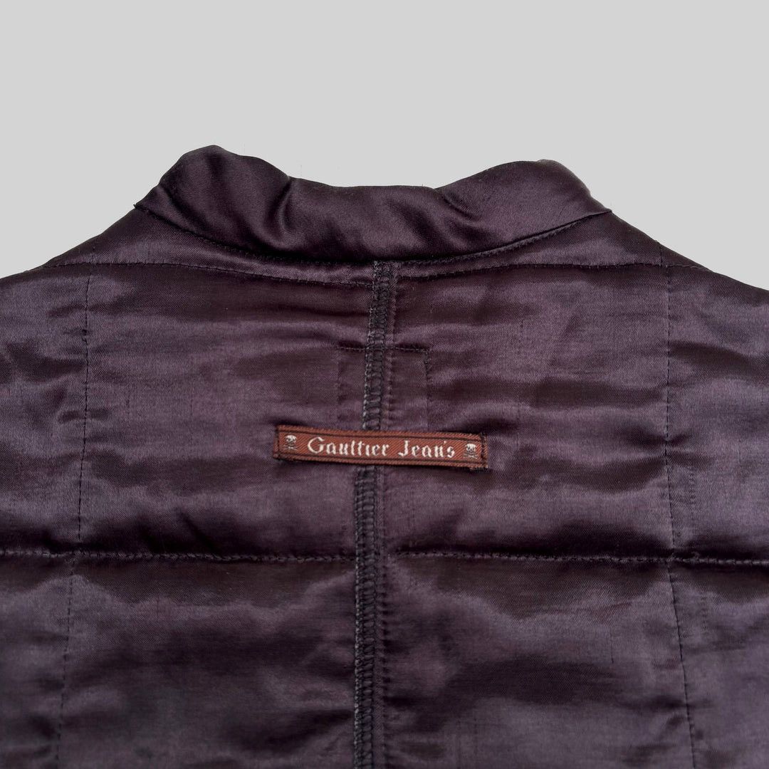 Jean Paul Gaultier Jean-Paul Gaultier Jean’s 1990 90s Vintage Quilted Jacket Size M / US 6-8 / IT 42-44 - 4 Thumbnail