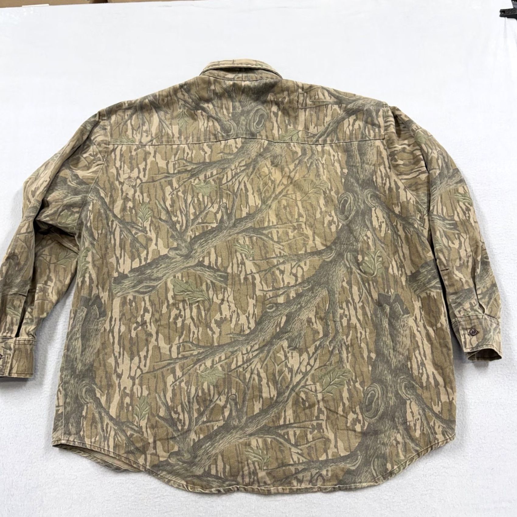 Vintage VINTAGE Mossy Oak Shirt Mens 2XL Treestand camo camouflage hunting 90s USA Size US XXL / EU 58 / 5 - 4 Thumbnail