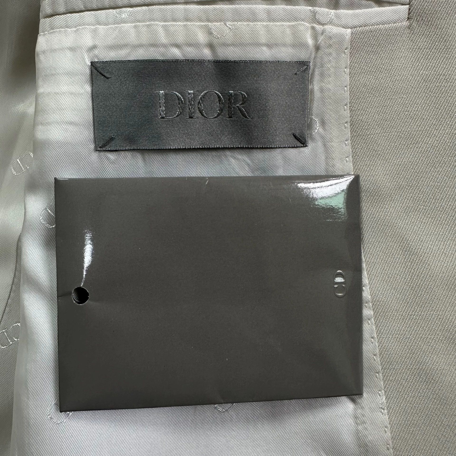 Dior dior man embroidered white jacket coat Size US M / EU 48-50 / 2 - 3 Thumbnail