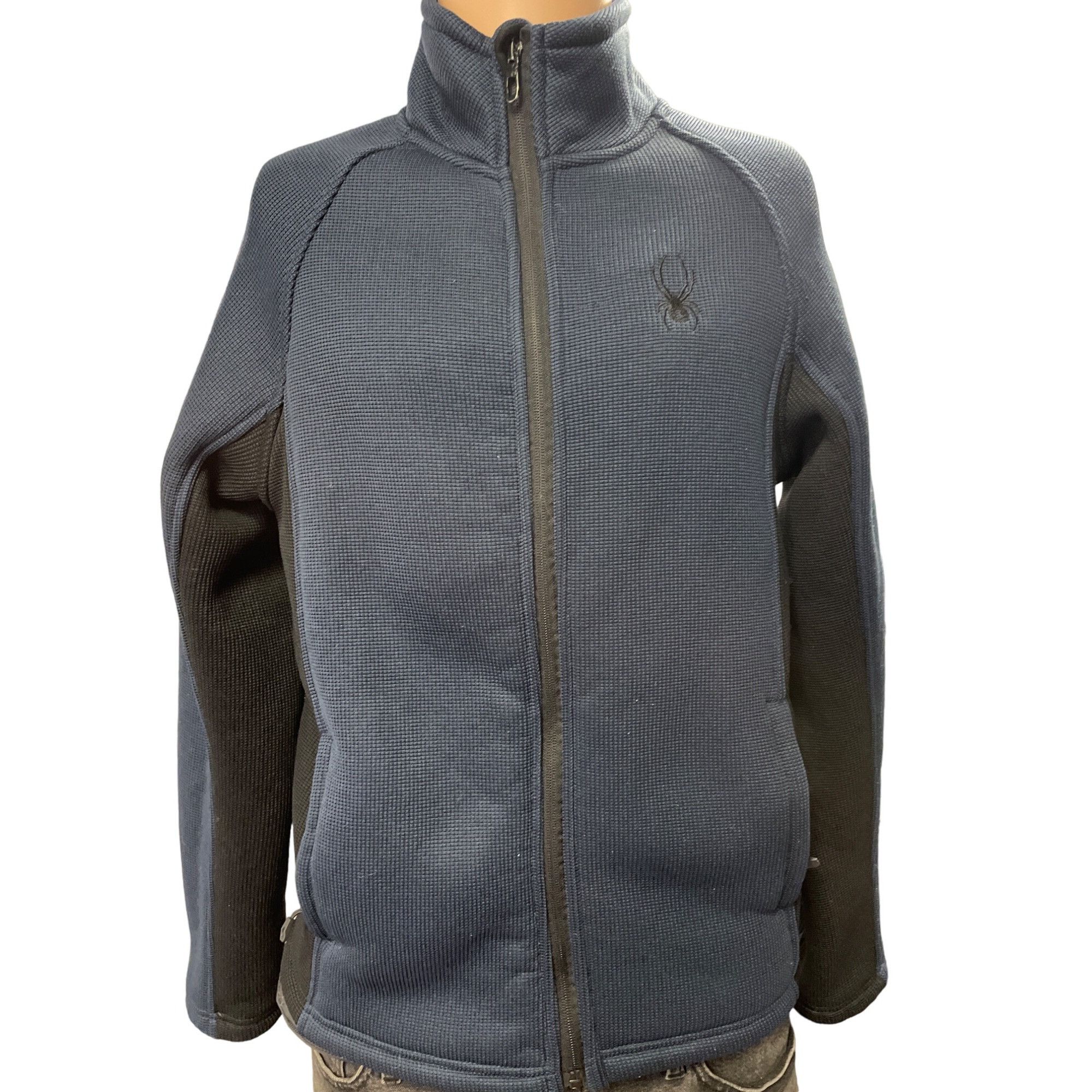 Spyder Spyder Men's Blue/Black Full zipper Fleece Lining Jacket/Swe Size US S / EU 44-46 / 1 - 1 Thumbnail