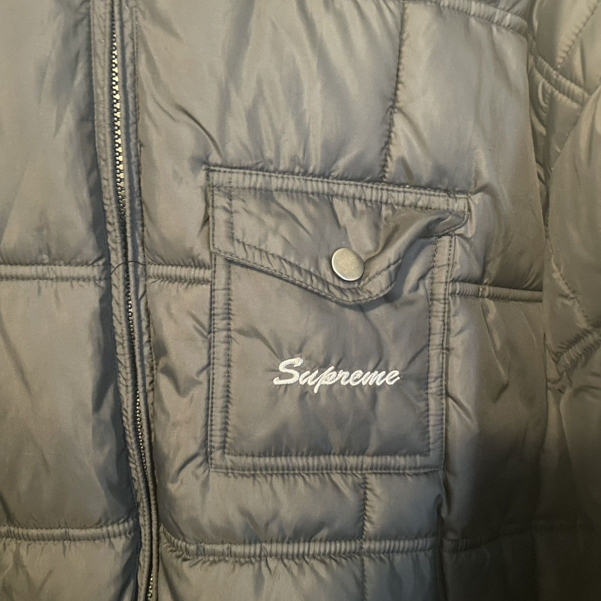 Supreme SS21 Supreme Iggy Pop Puffer Jacket Black Size Medium Size US M / EU 48-50 / 2 - 4 Thumbnail