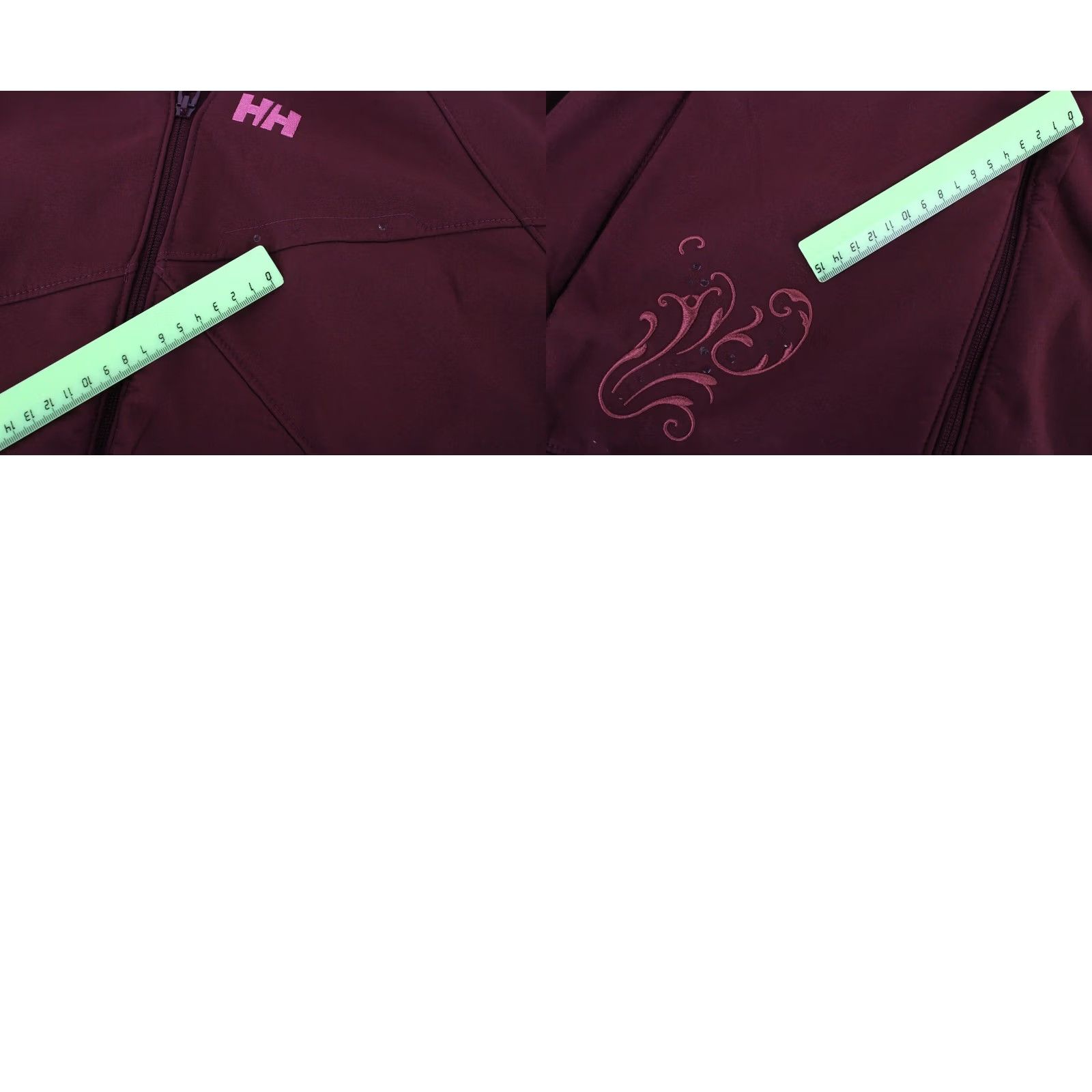 Helly Hansen HELly Hansen Jacket Women's MEDIUM Lightweight Hooded Full Zip Burgundy Jacket Size M / US 6-8 / IT 42-44 - 9 Thumbnail