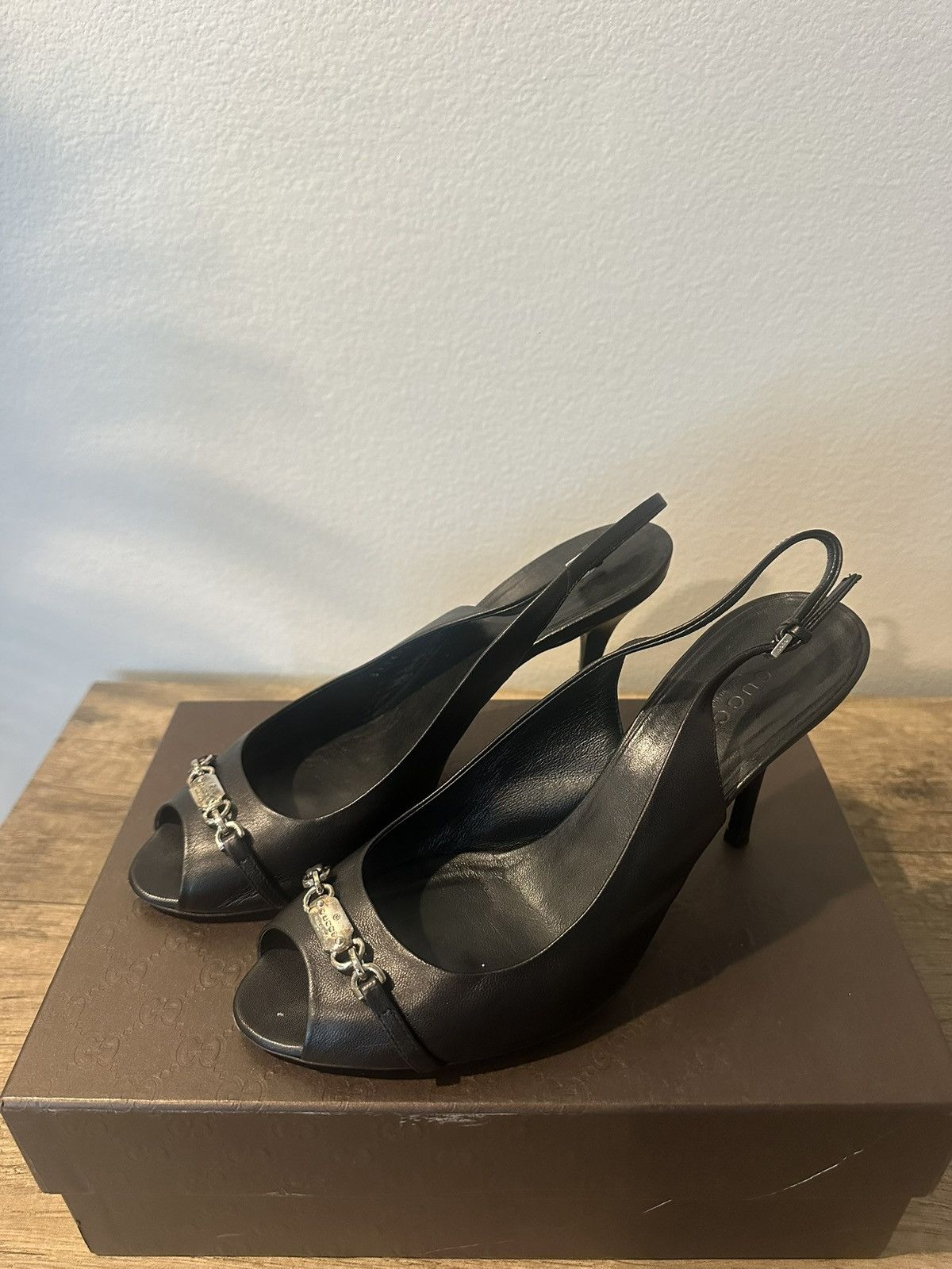 Gucci Gucci Talibu Sling Pump Size US 8.5 / IT 38.5 - 1 Thumbnail