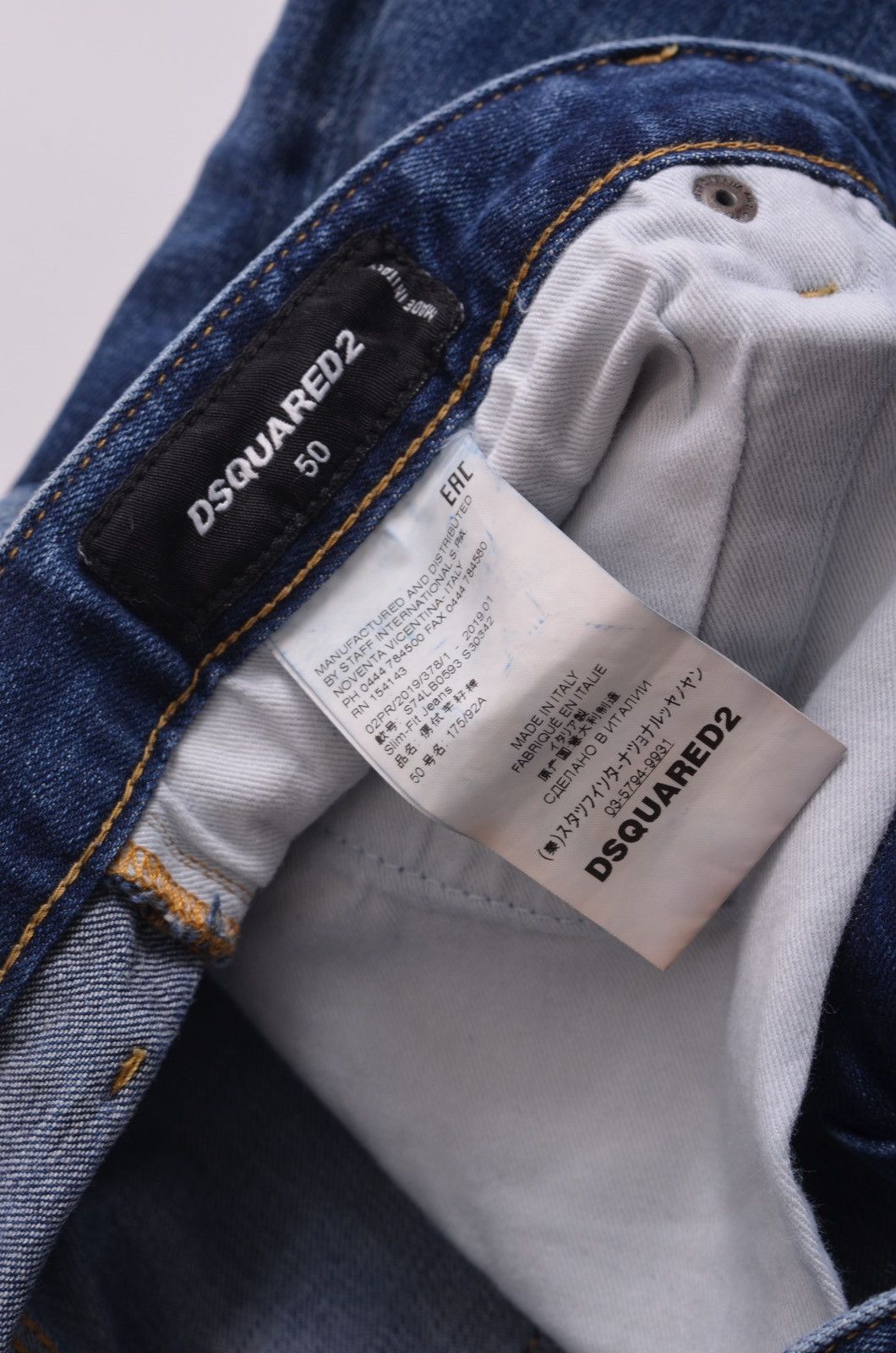 Dsquared2 Dsquared2 Skinny Blue Denim Pants Distressed Jeans sz50 Size US 34 / EU 50 - 6 Thumbnail