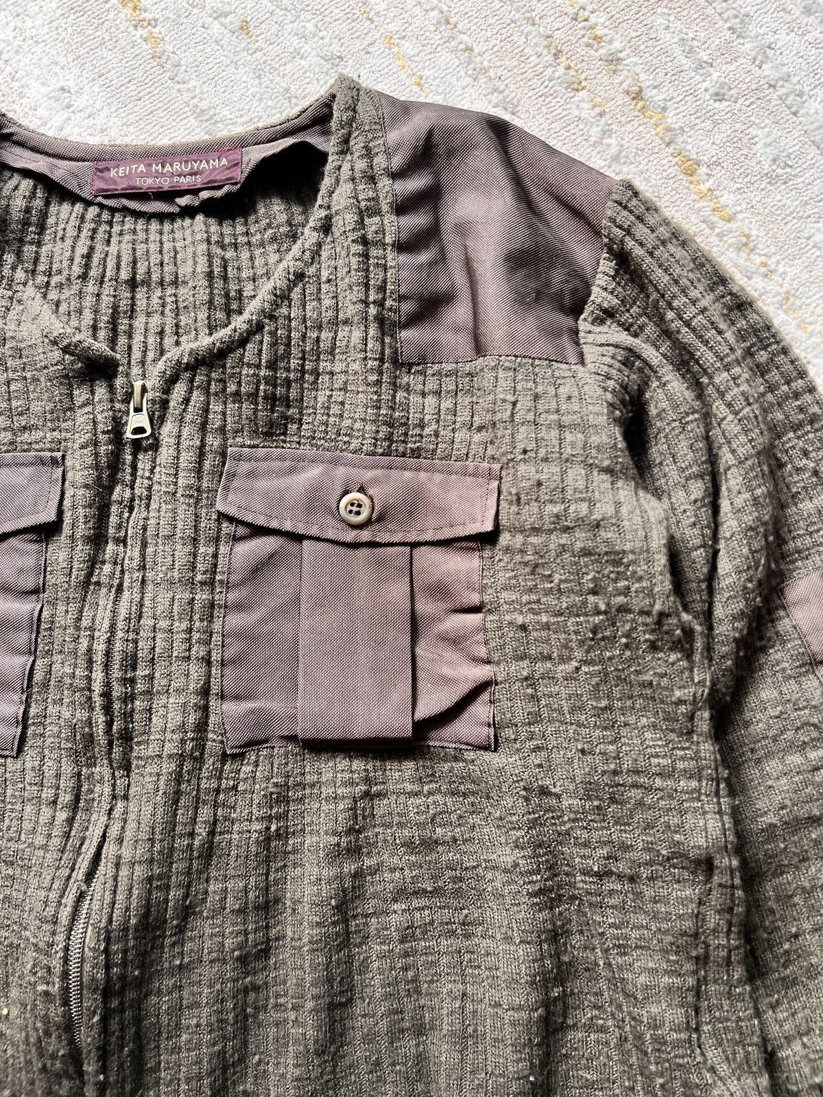 KEITAMARUYAMA Keita Mruyama Laine Wool Double Pocket Military Style Jacket Size US M / EU 48-50 / 2 - 16 Thumbnail