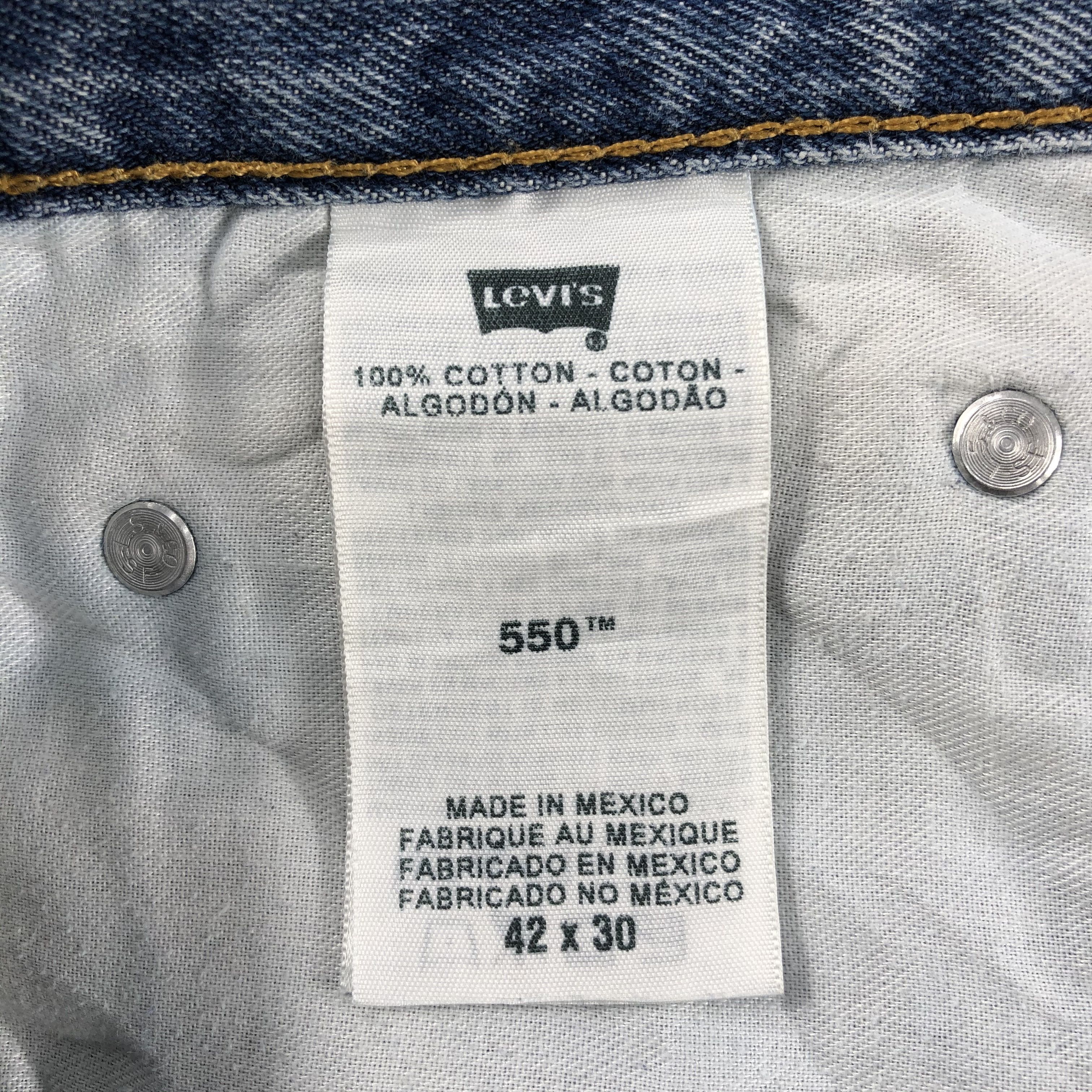 Levi's Vintage Levis 550 Earth Tone Jeans-J1711 Size US 42 / EU 58 - 14 Thumbnail