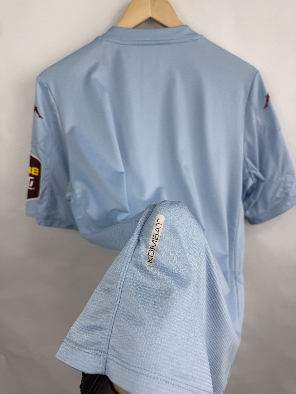 Kappa 🏴󠁧󠁢󠁥󠁮󠁧󠁿 19/20 Kappa FC Aston Villa Soccer Away Kit Jersey W88 Rare Size US L / EU 52-54 / 3 - 10 Thumbnail