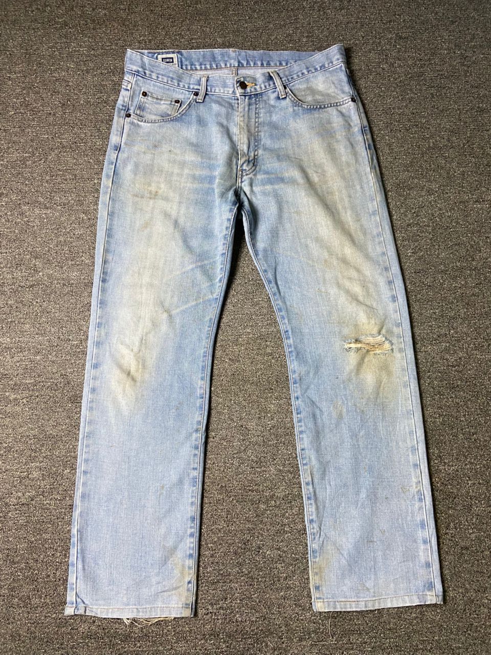 Edwin × Japanese Brand × Vintage EDWIN International Basics Ripped Denim Jeans (132) Size US 36 / EU 52 - 1 Thumbnail