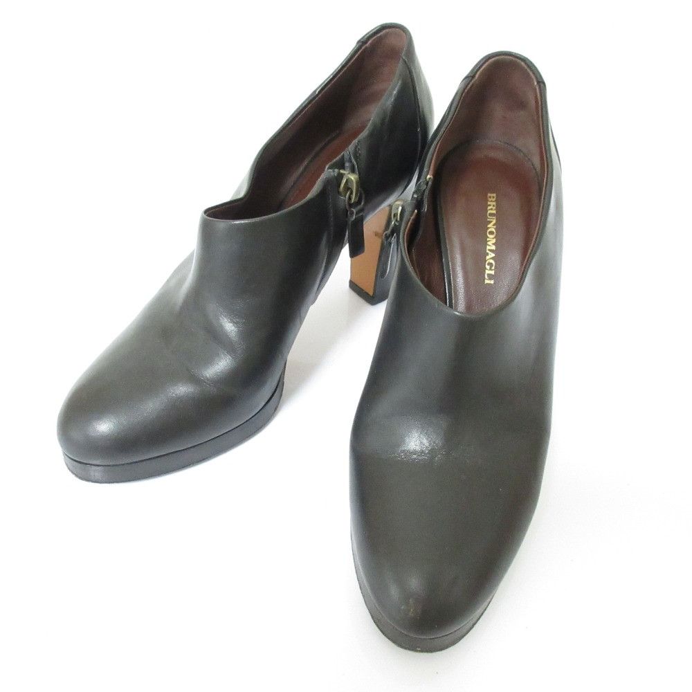 Other Other Bruno Magli Leather Booties Leather Shoes DUTY FREE for USA Size ONE SIZE - 1 Thumbnail
