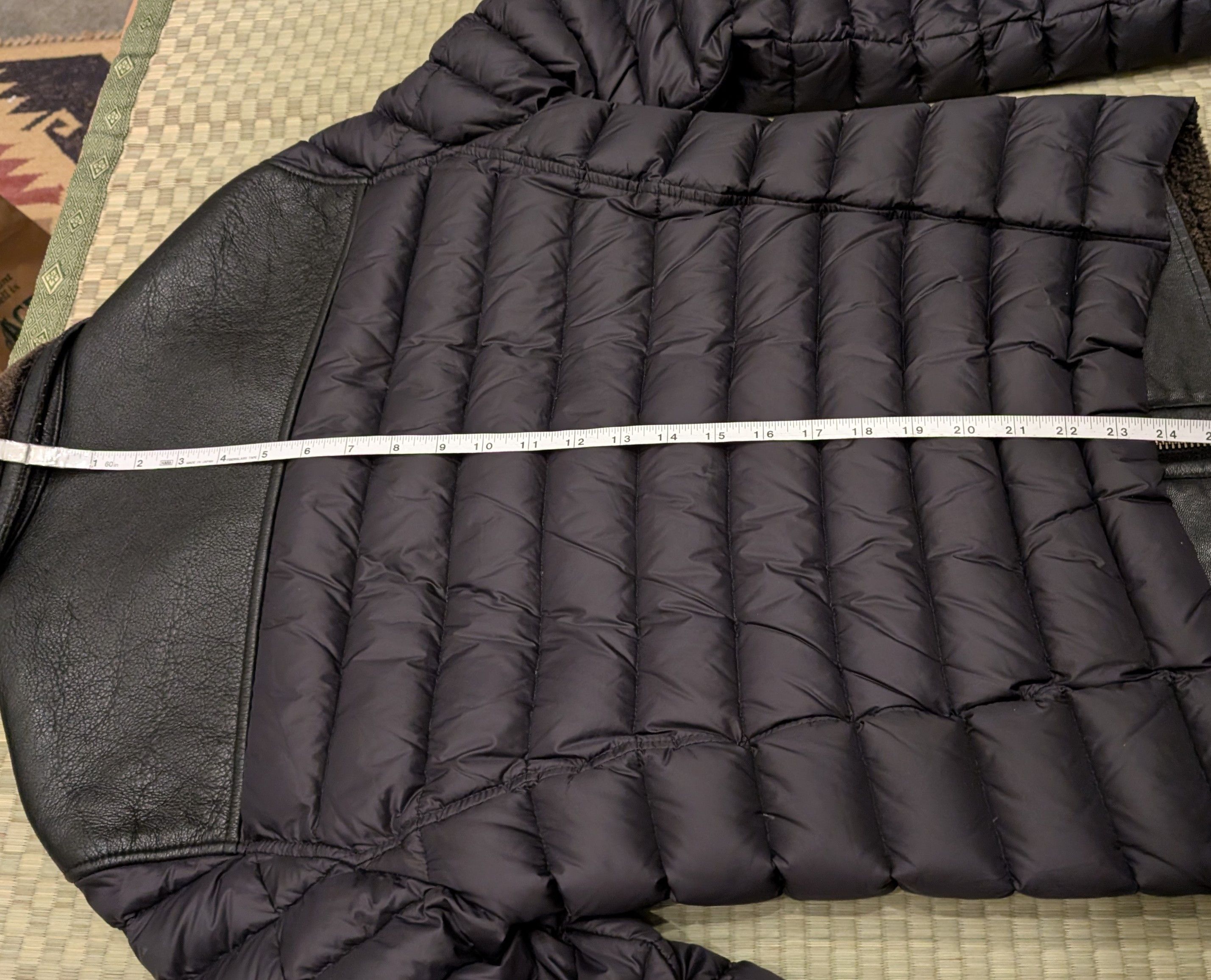 Other RARE Suprema Lab Leather Shearling Down Jacket Made in Italy Size US M / EU 48-50 / 2 - 9 Thumbnail