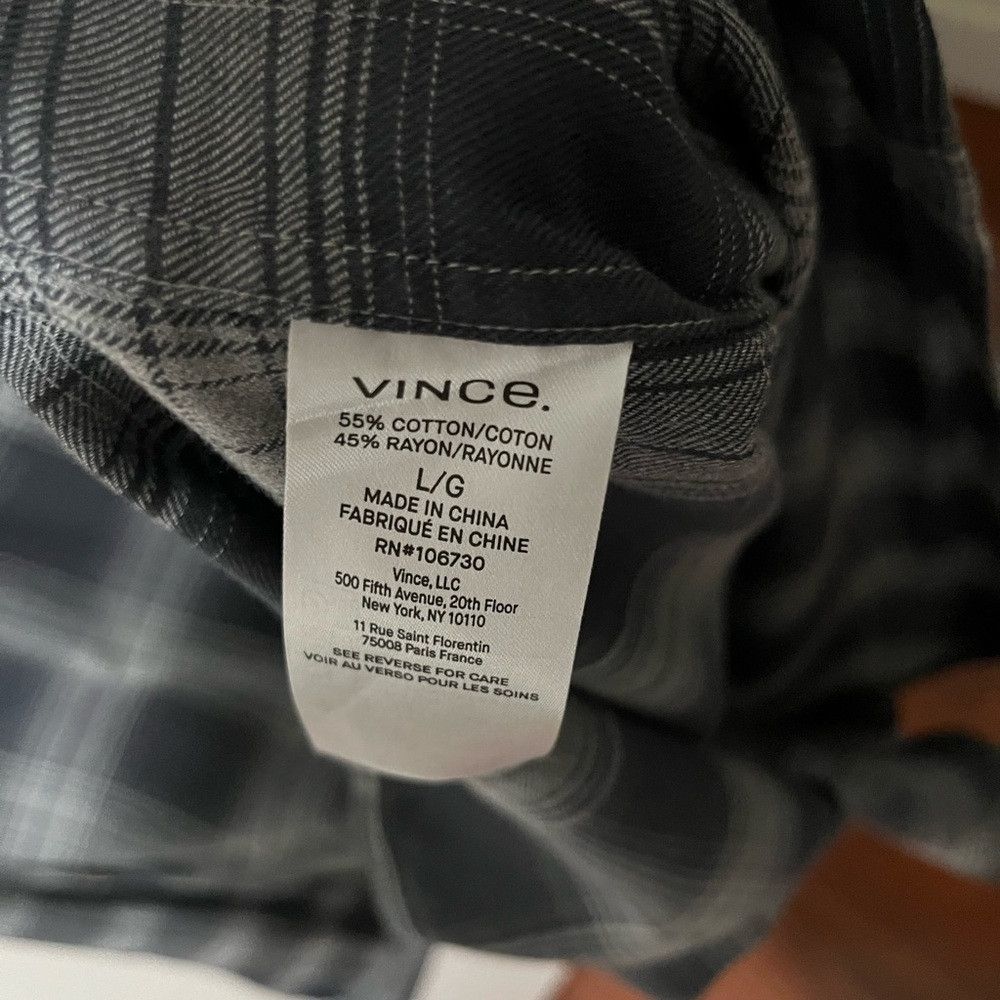 Vince Vince Men’s Sequoia Plaid shirt Size US L / EU 52-54 / 3 - 7 Thumbnail
