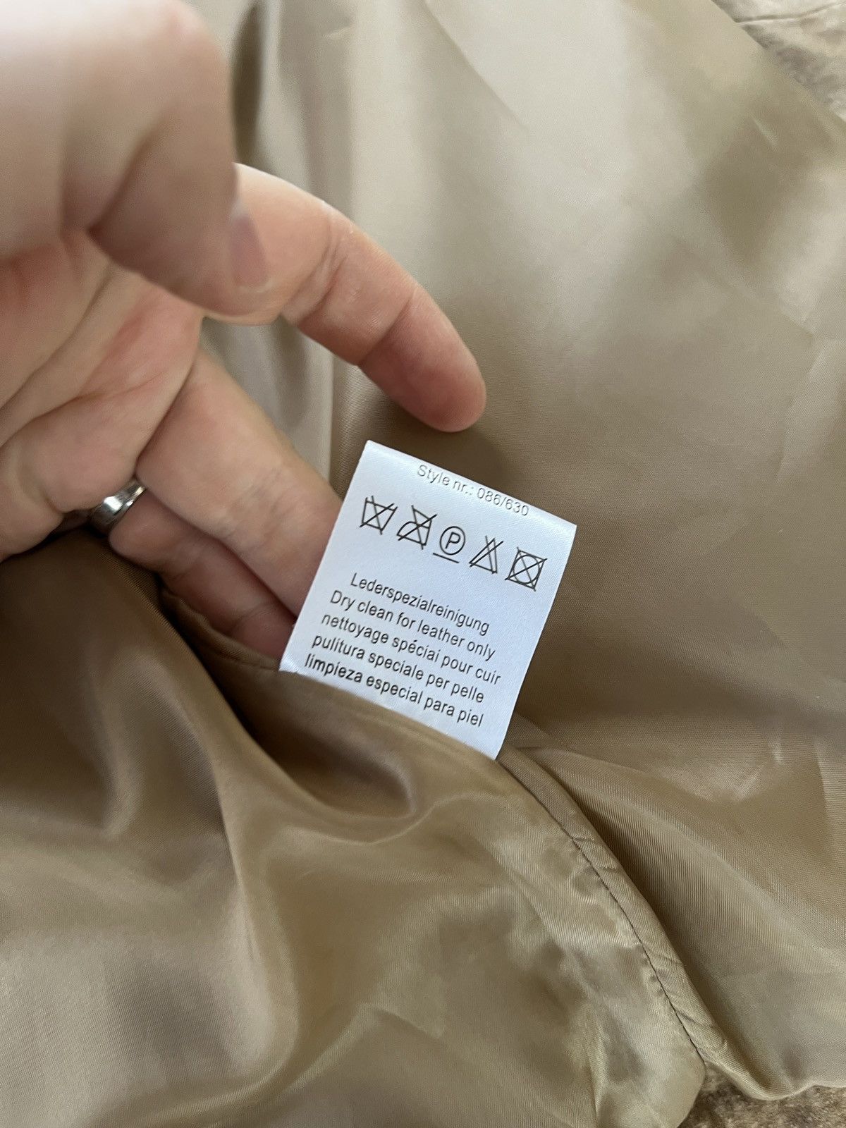 Tom Tailor Tom Tailor Leather Jacket Size US XL / EU 56 / 4 - 5 Thumbnail