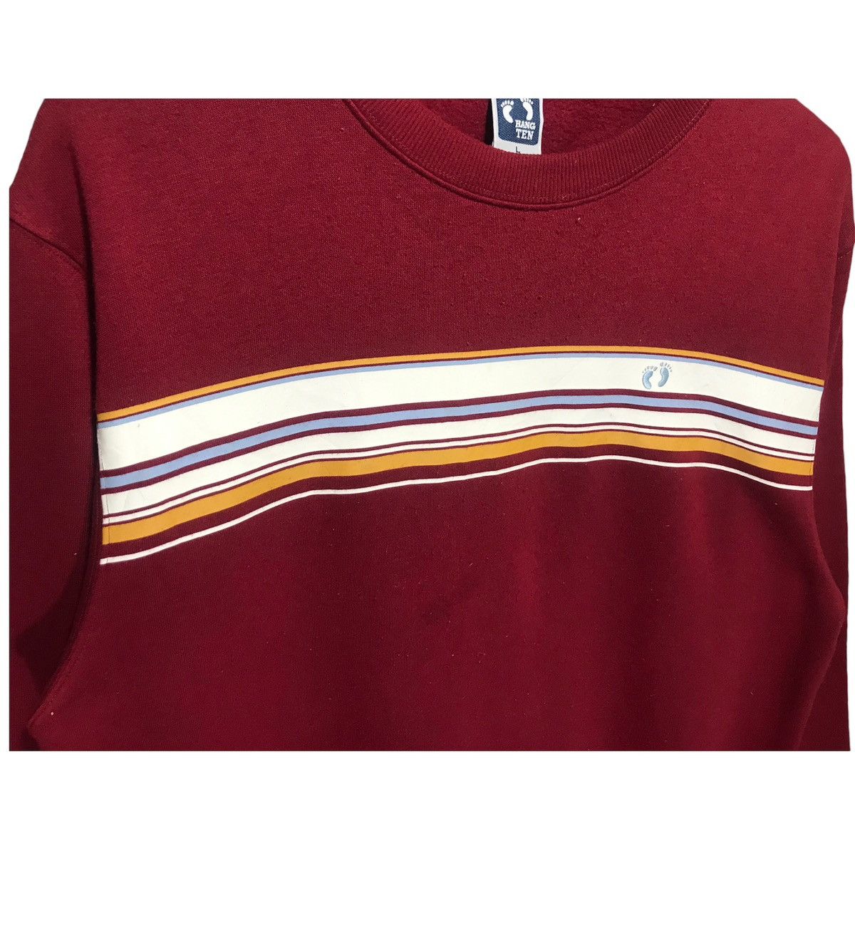 Hang Ten Hang Ten Red Crewneck Sweatshirt Size US L / EU 52-54 / 3 - 3 Thumbnail