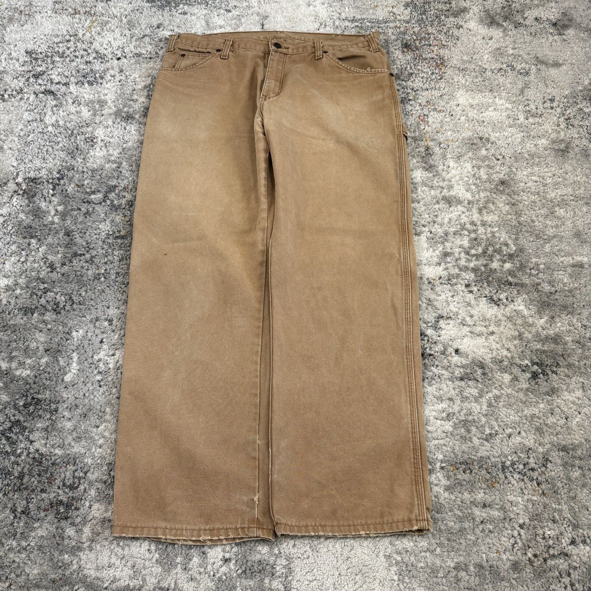 Dickies × StraightFaded × Vintage Vintage Y2K Dickies faded wide leg carpenter pants Size US 36 / EU 52 - 2 Thumbnail