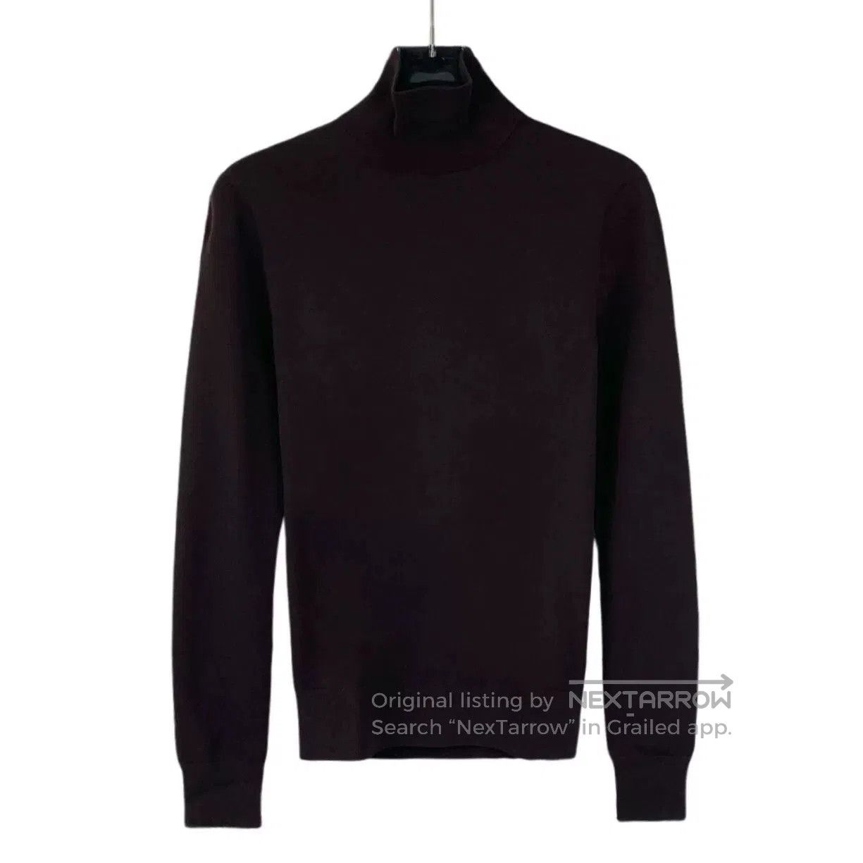 Bottega Veneta Bottega Veneta Brown Long-Sleeve Knit Sweater S. Size S / US 4 / IT 40 - 1 Thumbnail