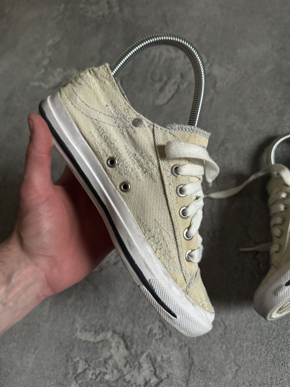 Diesel Diesel US6/EUR36/JPN23 low top denim sneakers shoes Y2K 90s Size US 6 / IT 36 - 16 Thumbnail