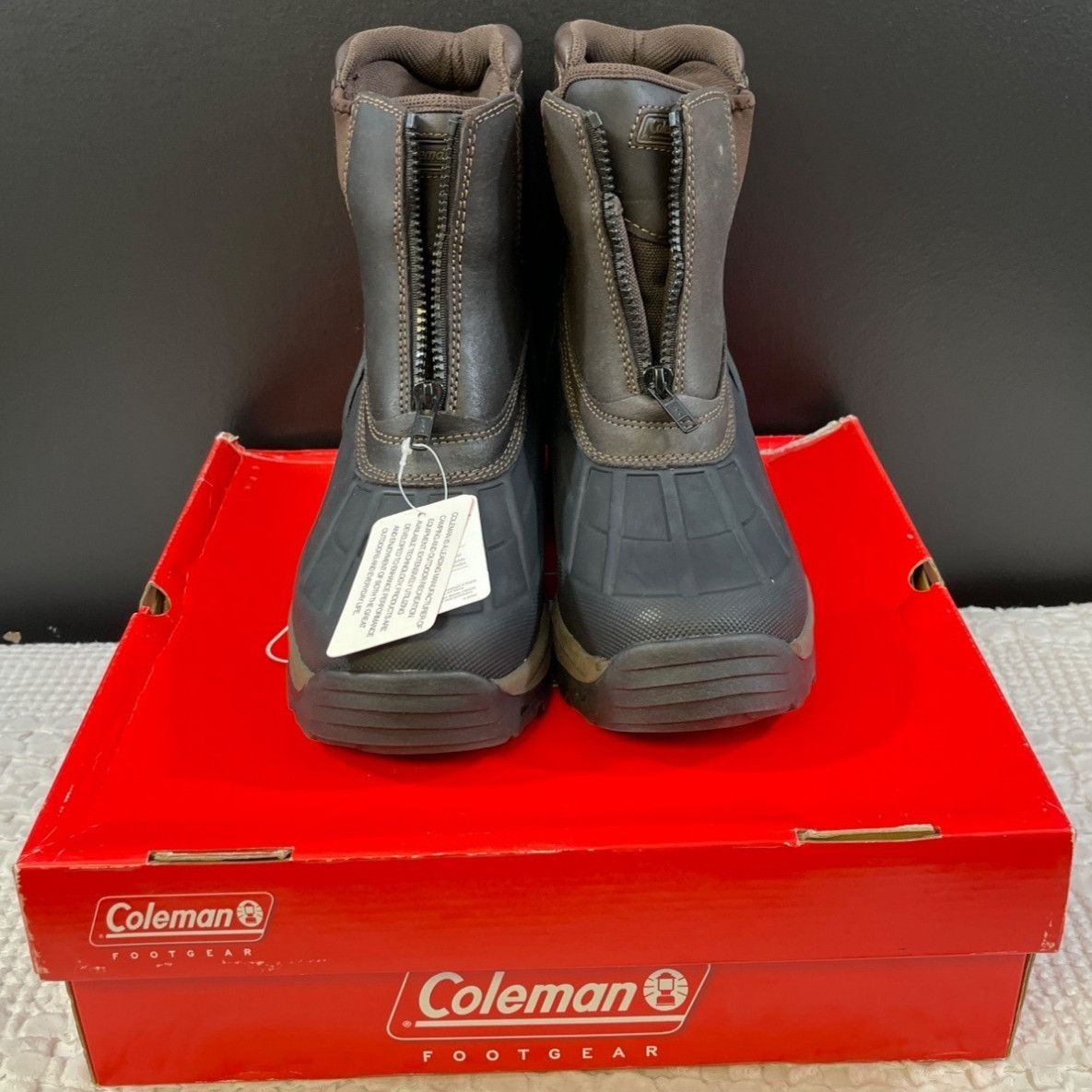 Coleman Coleman Stanley II Men's Brown Work Shoes/Boots Size 10M SKU Size US 10 / EU 43 - 1 Thumbnail