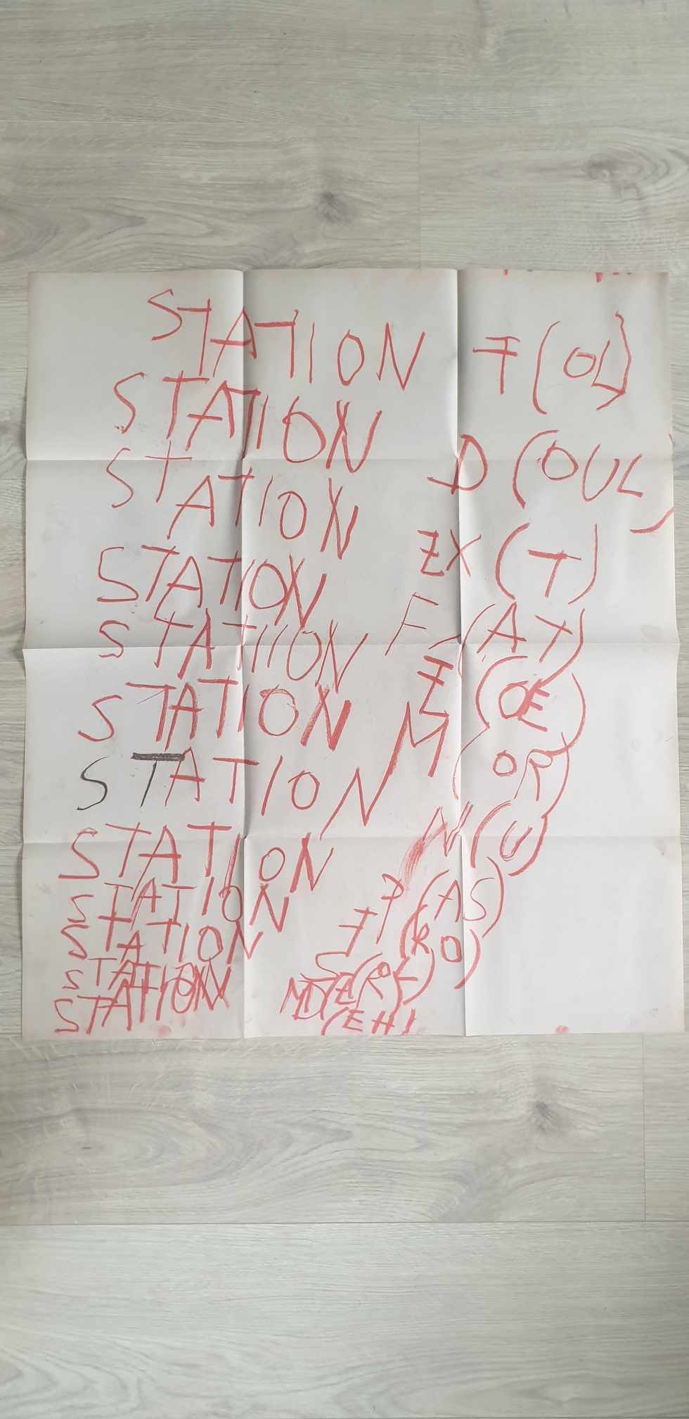 Raf Simons Raf Simons spring 2023 ready-to-wear invitation poster Size ONE SIZE - 4 Thumbnail