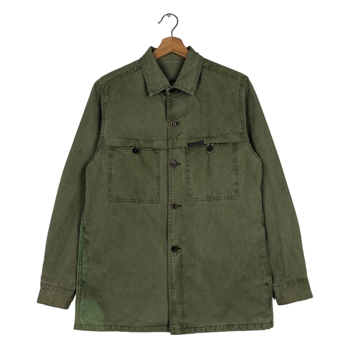 Japanese Brand 🔥Vintage Work Shirt Jacket Lee Cooper Multi Pocket Size US M / EU 48-50 / 2 - 1 Thumbnail