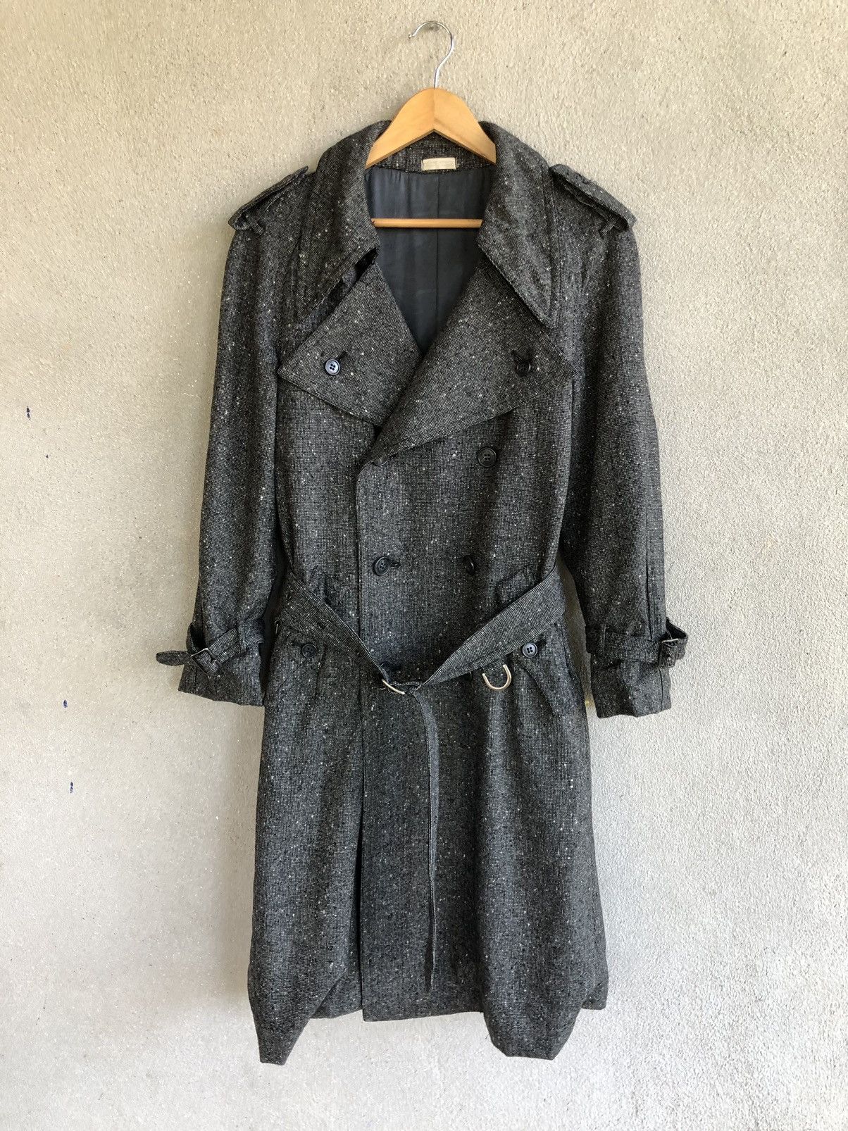 Valentino Vintage VALENTINO Wool Trench Coat Size M / US 6-8 / IT 42-44 - 2 Thumbnail