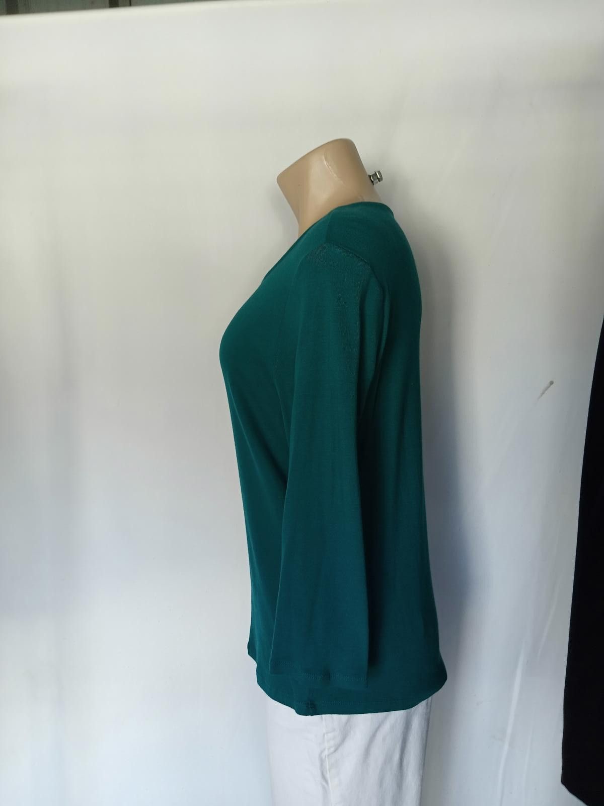 Chicos Chico's The Ultimate Tee - Long Sleeve Top in Teal Size S / US 4 / IT 40 - 2 Thumbnail