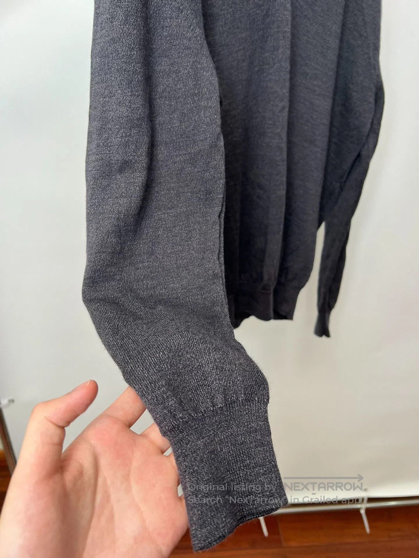 Ermenegildo Zegna Ermenegildo Zegna Wool V-Neck Sweater. Size US L / EU 52-54 / 3 - 4 Thumbnail