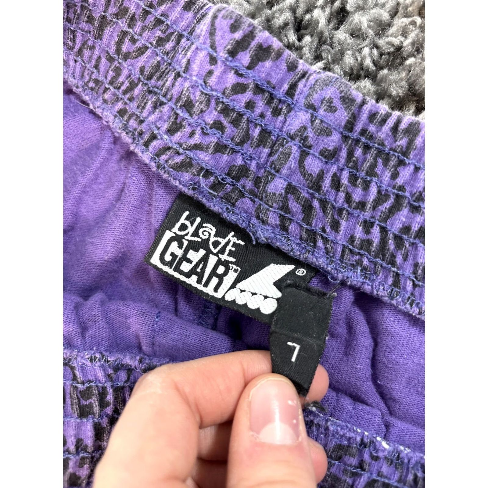 Vintage VINTAGE Blade Gear Pants Women L Purple Tapered High Rise Pleat & Taper All Over 80s High Rise Womens (Inseam 32) Size 36" / US 14 / IT 50 - 5 Thumbnail