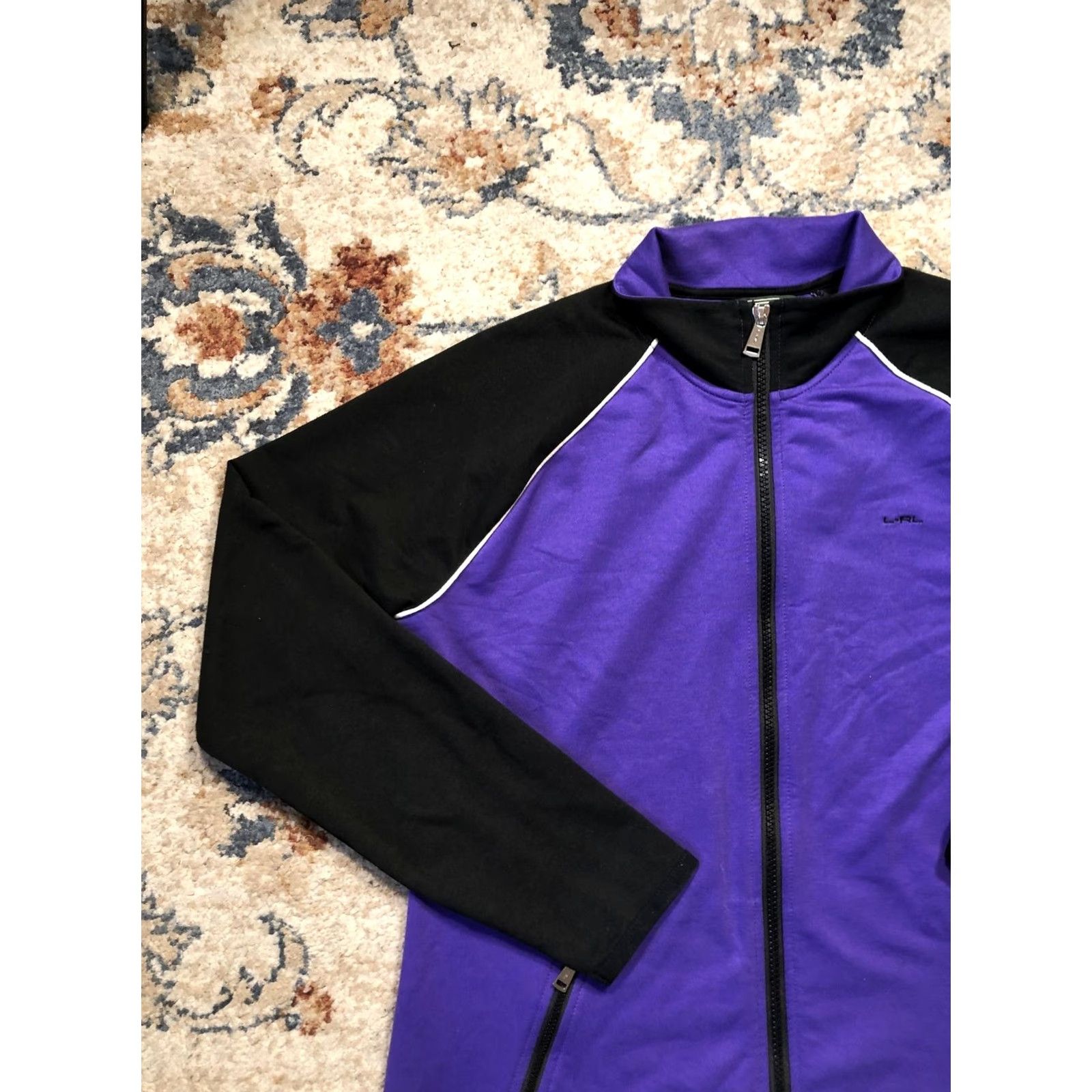 Ralph Lauren Lauren Ralph Lauren Jacket Womens Medium Purple Lauren Active Track Full Zip Size M / US 6-8 / IT 42-44 - 3 Thumbnail