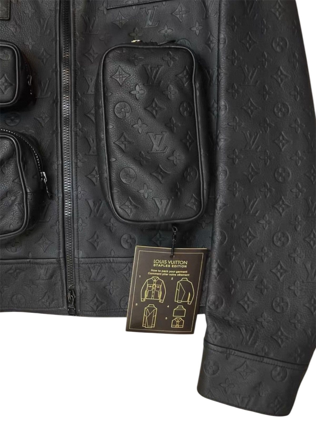 Louis Vuitton Louis Vuitton 50 Utility Leather Jacket Monogram Embossed Size US M / EU 48-50 / 2 - 4 Thumbnail