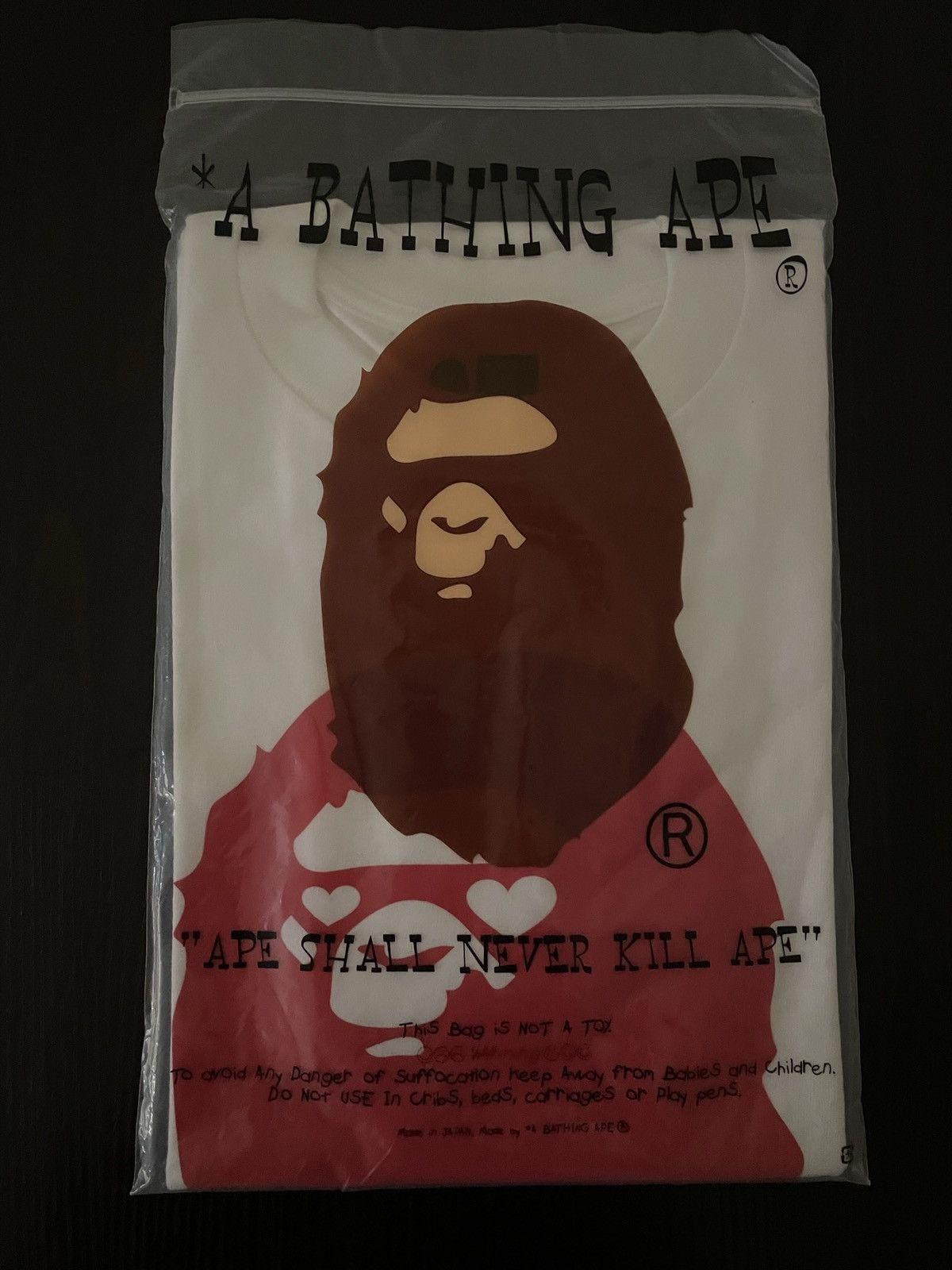 Bape Bape Valentines 2007 tee Size US M / EU 48-50 / 2 - 11 Thumbnail