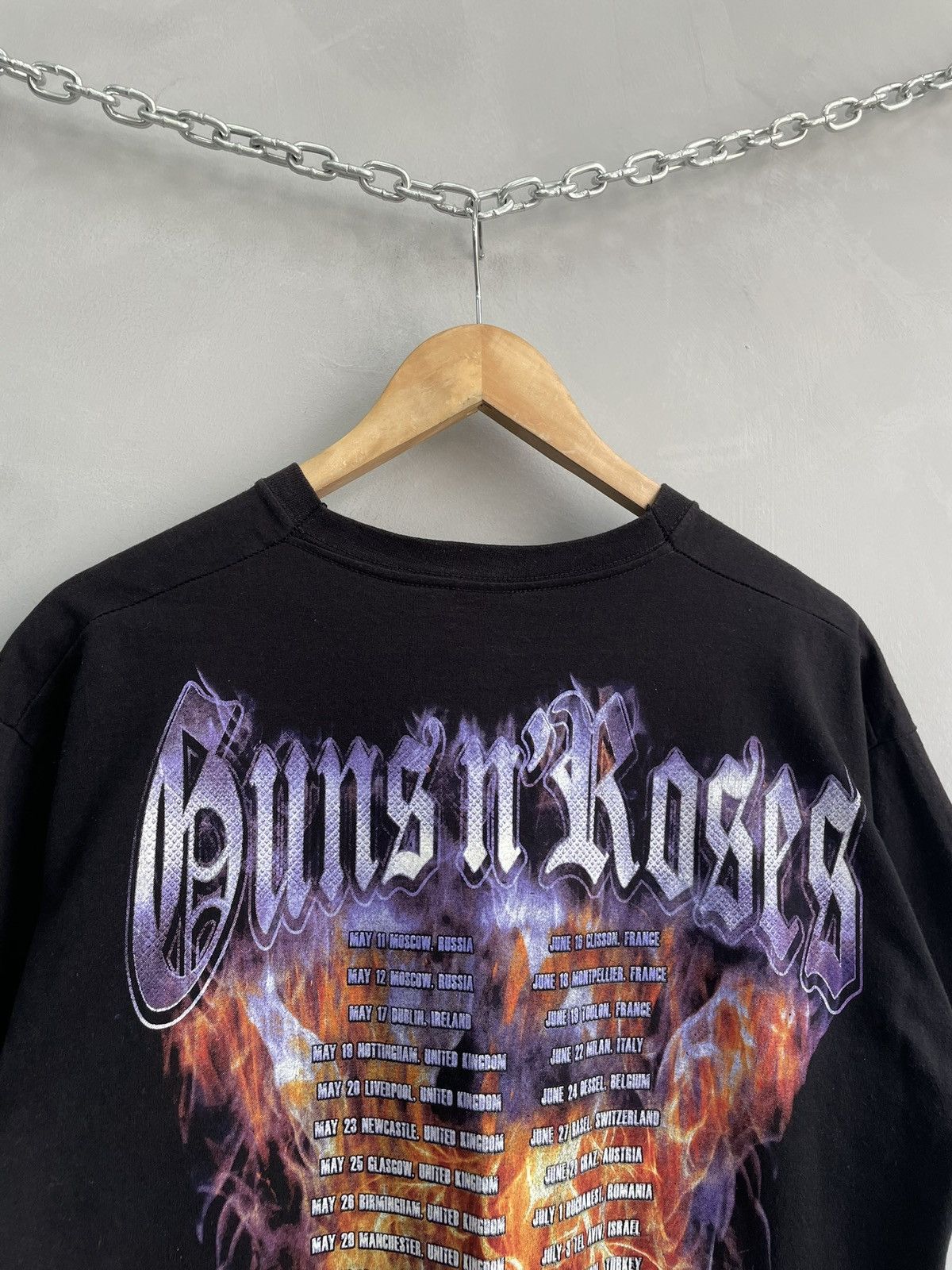 Guns N' Roses Rare 90s Guns N’roses band t shirt tour 2012 tee Size US M / EU 48-50 / 2 - 11 Thumbnail