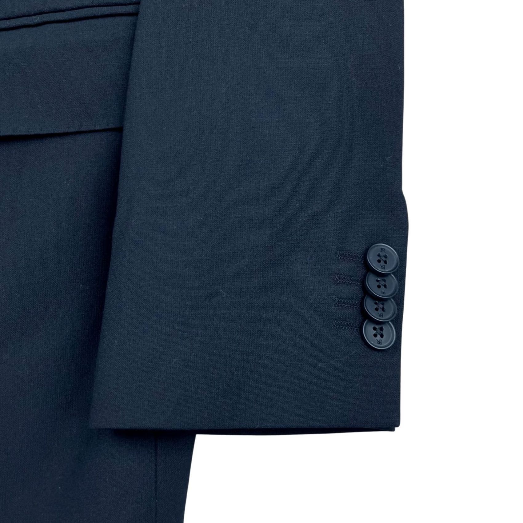 Banana Republic Banana Republic Blazer 2-Button Single-Breasted Black 36R Regular Tailored Fit Men’s Blazer Jacket Size 36R - 4 Thumbnail